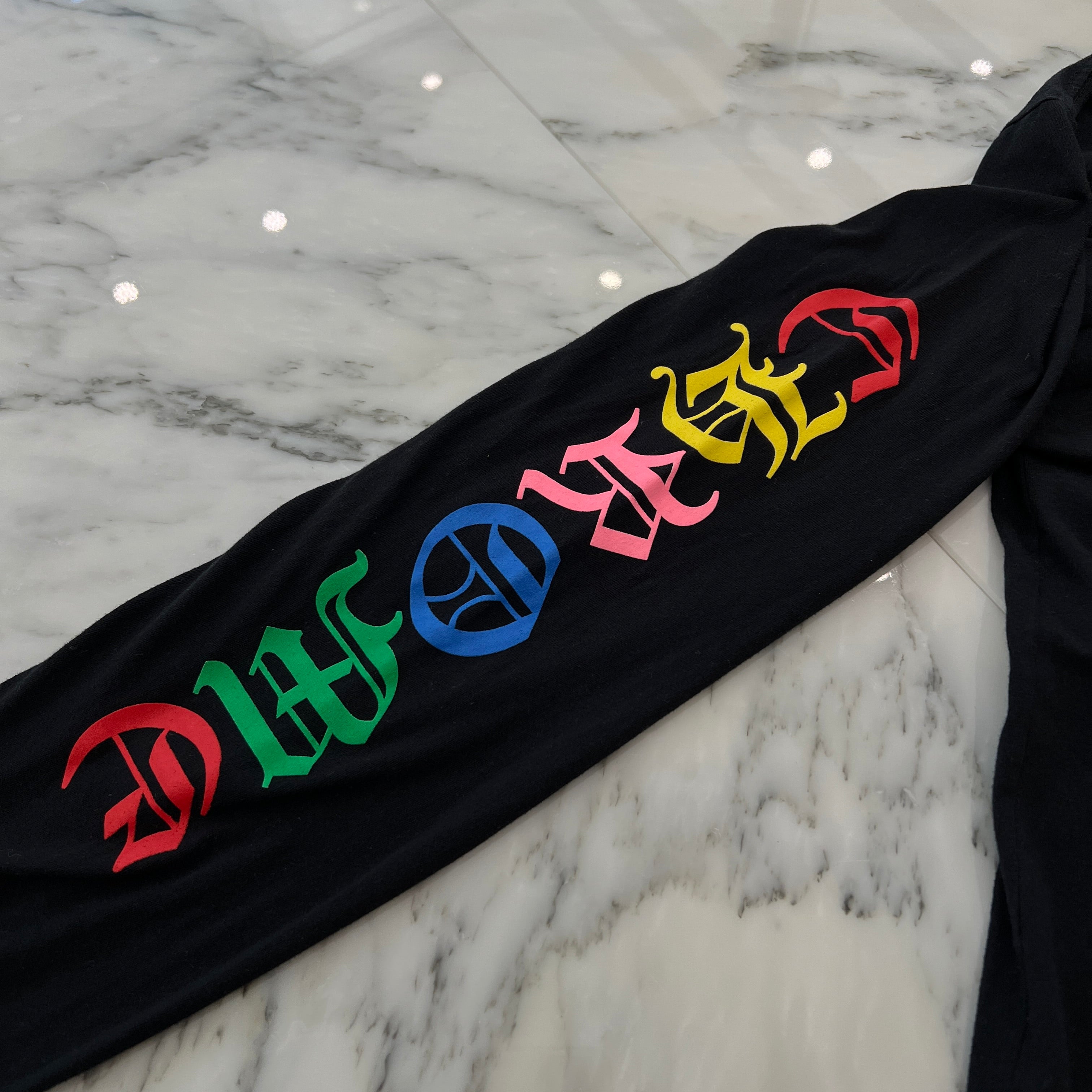 CHROME HEARTS 2021SS MLTCOL CEM CRS Long Sleeve Tee Size L クロムハーツ マルチカラー セメタリークロス ロングスリーブTシャツ サイズL