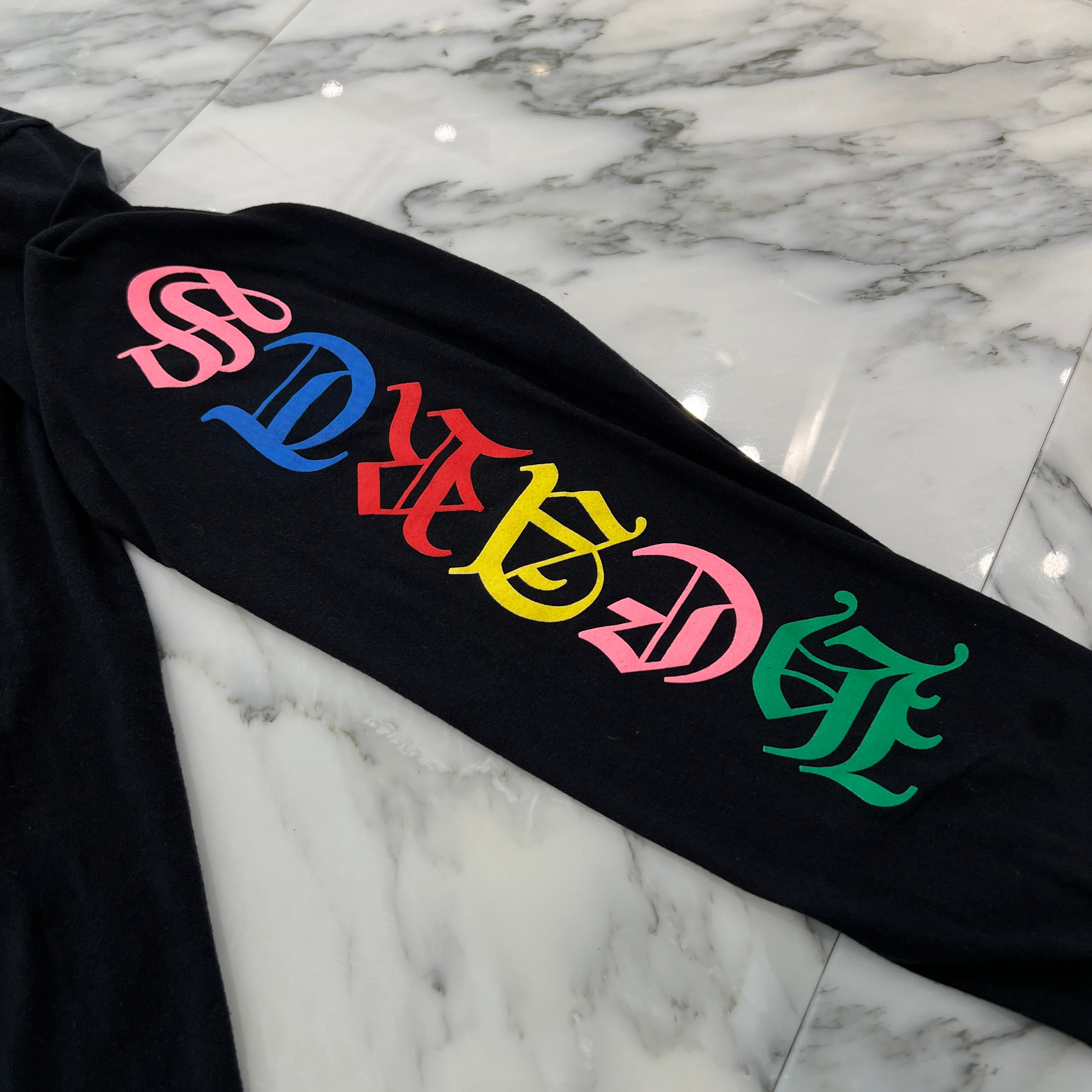 CHROME HEARTS 2021SS MLTCOL CEM CRS Long Sleeve Tee Size L クロムハーツ マルチカラー セメタリークロス ロングスリーブTシャツ サイズL