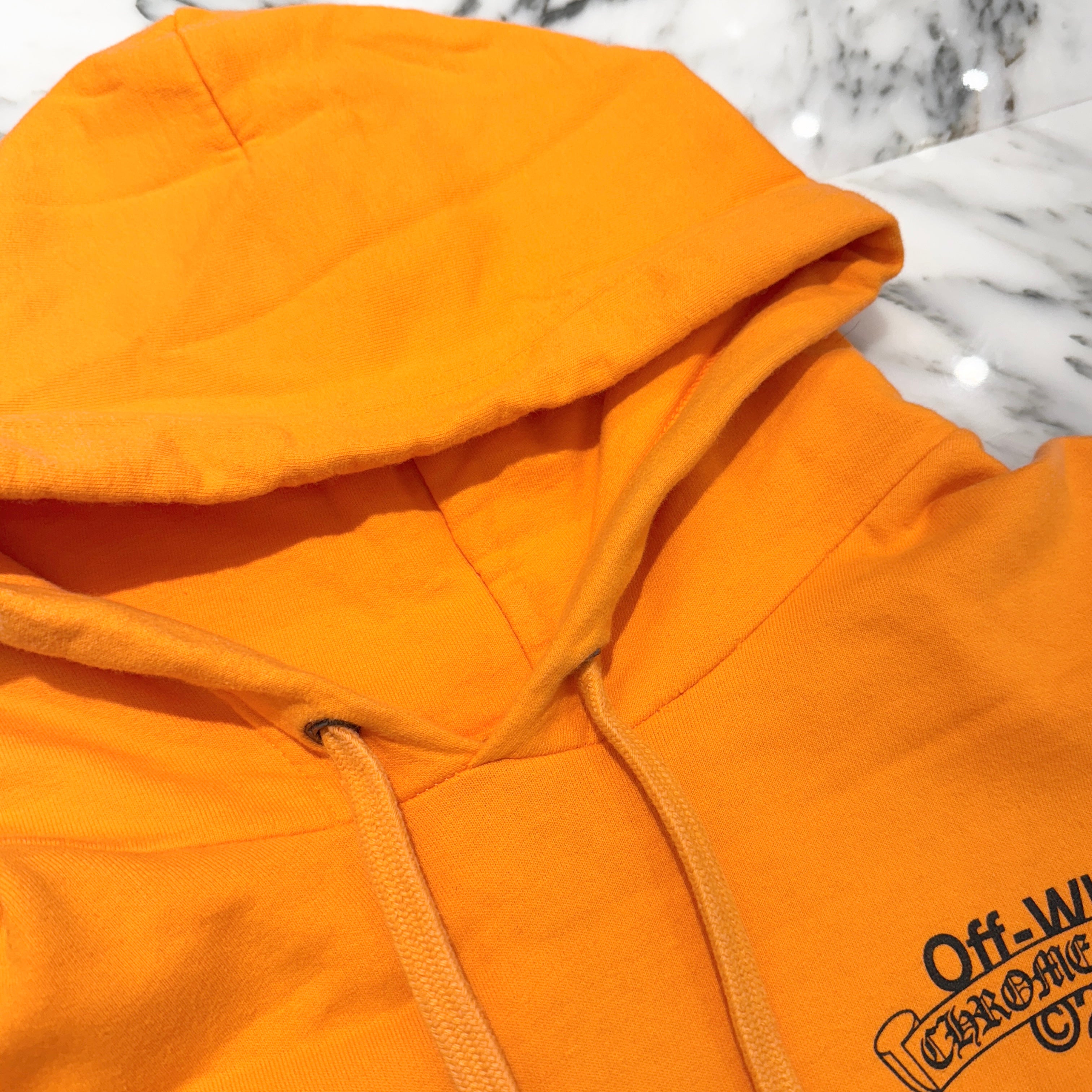 CHROME HEARTS × OFF-WHITE 2018SS HD PLVR V Size XL クロムハーツ × オフホワイト プルオーバーフーディ サイズXL