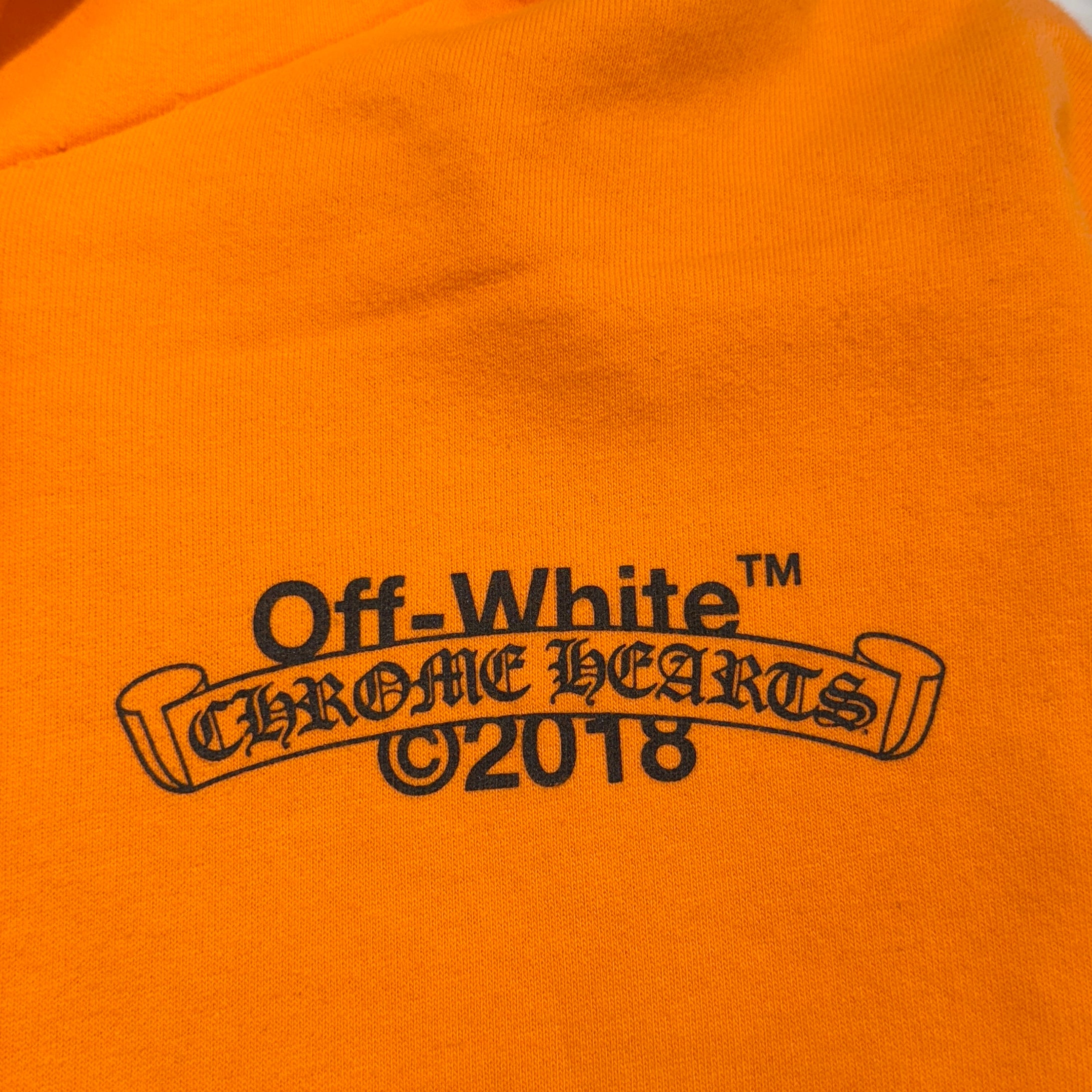 CHROME HEARTS × OFF-WHITE 2018SS HD PLVR V Size XL クロムハーツ × オフホワイト プルオーバーフーディ サイズXL