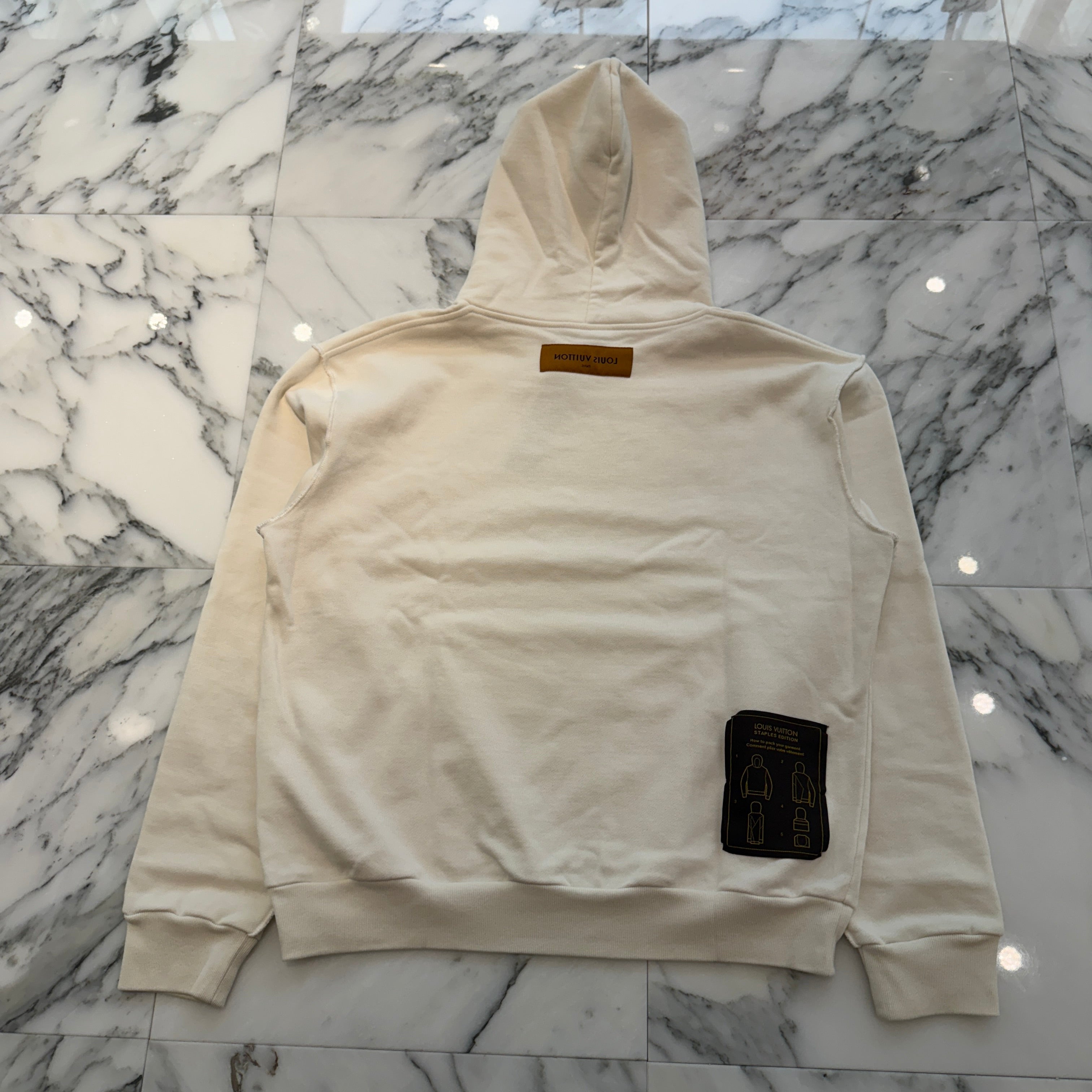 LOUIS VUITTON 2020AW Inside Out Pullover Hoodie HIY48W Size M ルイヴィトン インサイドアウト プルオーバー フーディ サイズM