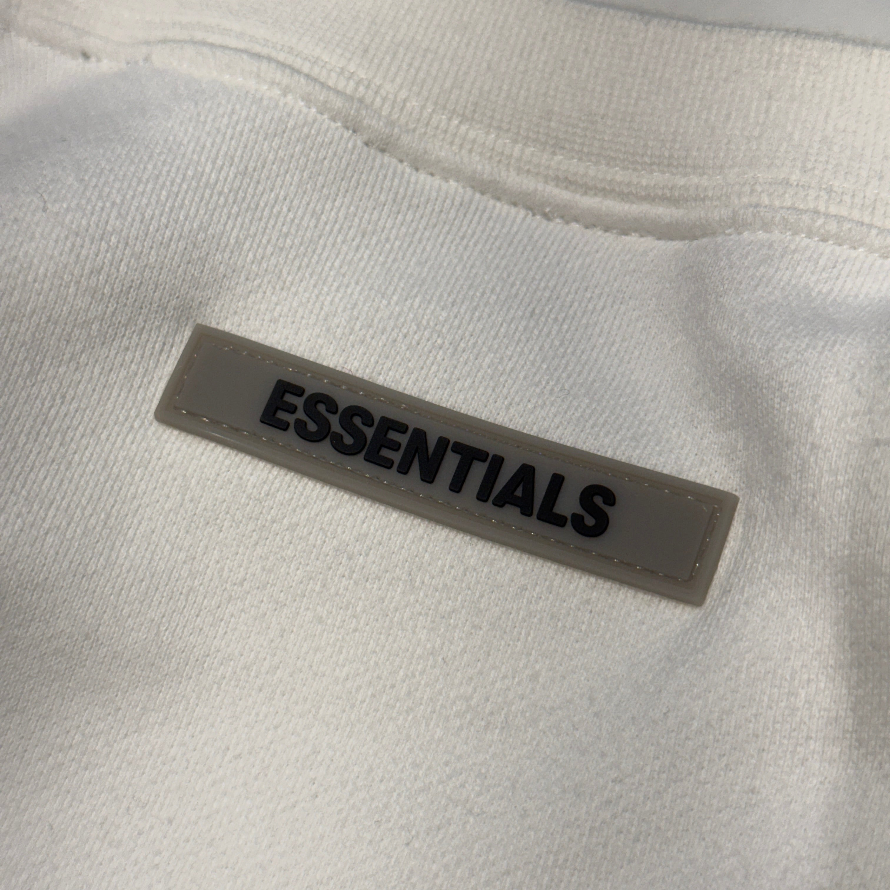 FEAR OF GOD ESSENTIALS 2020SS 3D Silicon Applique Crewneck Sweat Shirt Size M フィアオブゴッド エッセンシャル 3Dシリコンアップリケ クルーネック スウェットシャツ サイズM