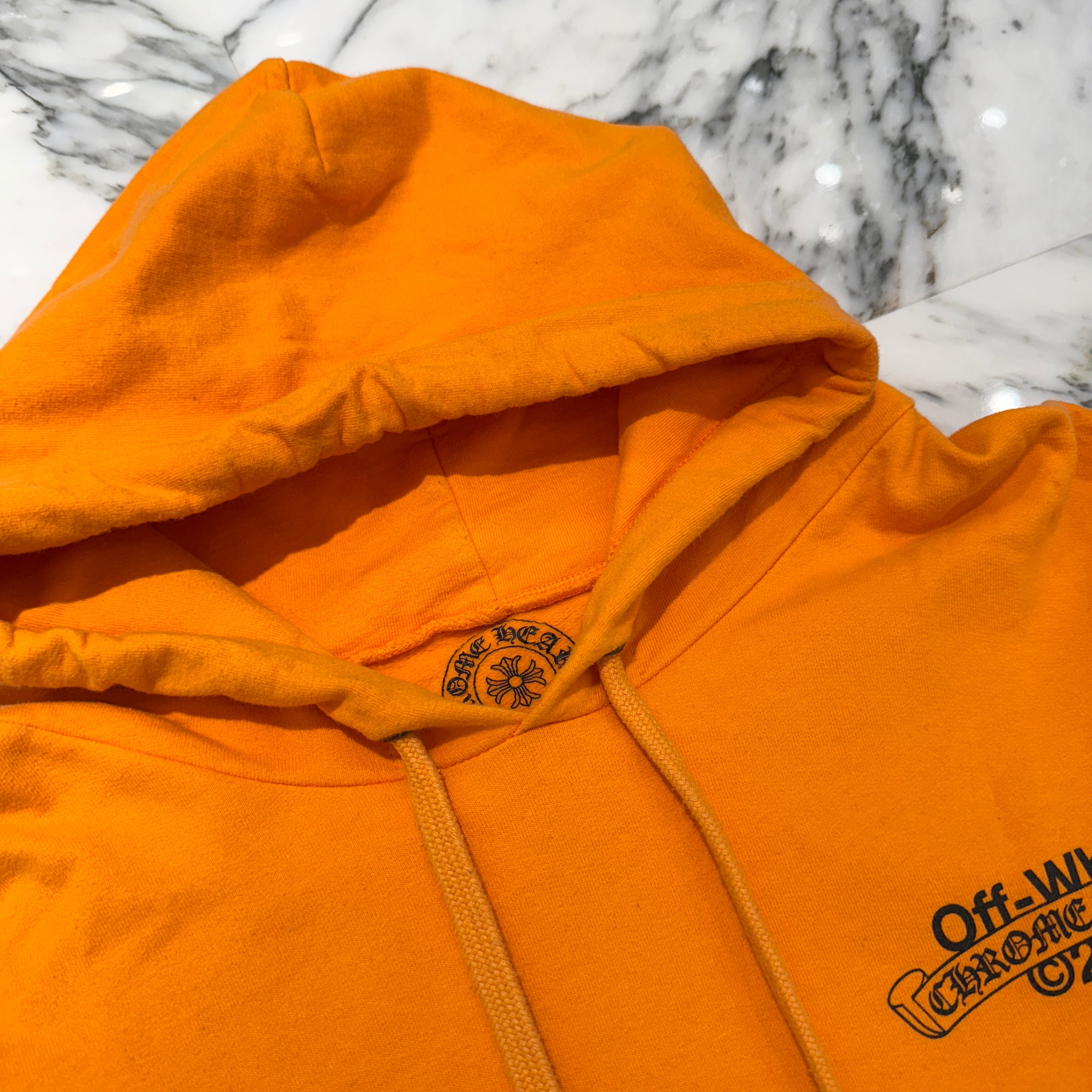CHROME HEARTS × OFF-WHITE 2018SS HD PLVR V Size XXL クロムハーツ × オフホワイト プルオーバーフーディ サイズXXL