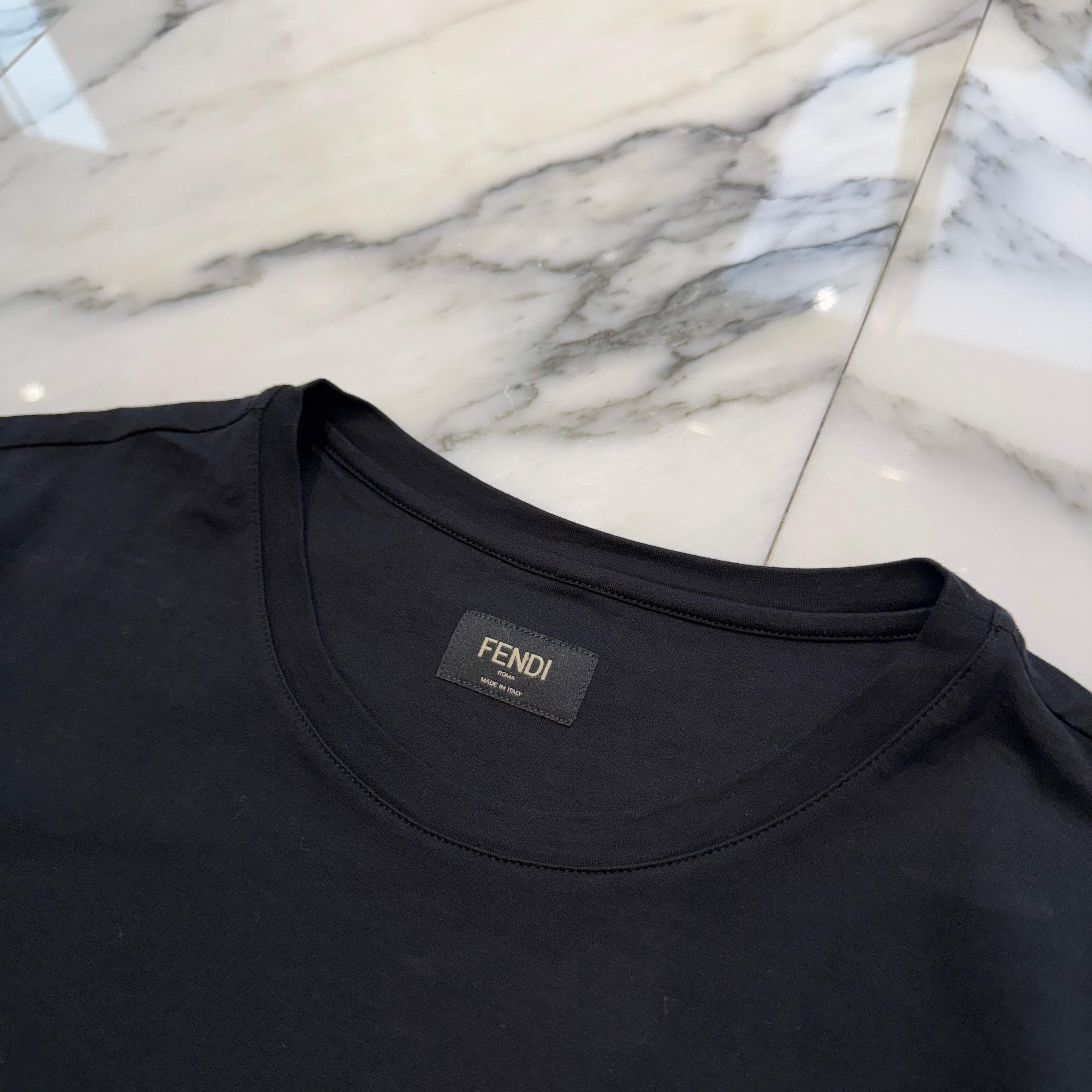 FENDI 2020SS Bag Bugs Monster Eye Tee FY0722 94T Size 54 フェンディ バグバグス モンスターアイ Tシャツ サイズ54