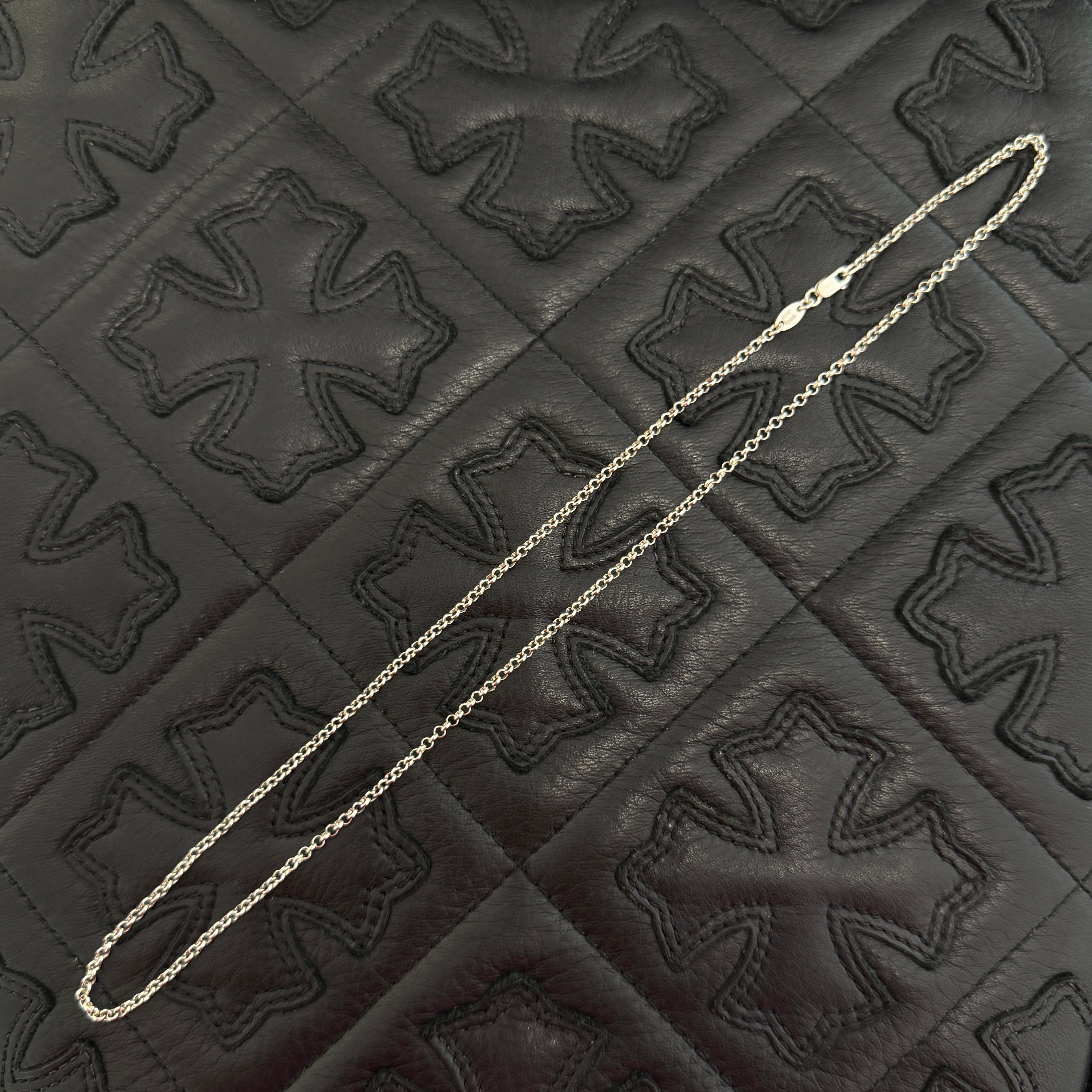CHROME HEARTS Roll Chain Necklace Size 20 Inch クロムハーツ ロールチェーン ネックレス サイズ20インチ