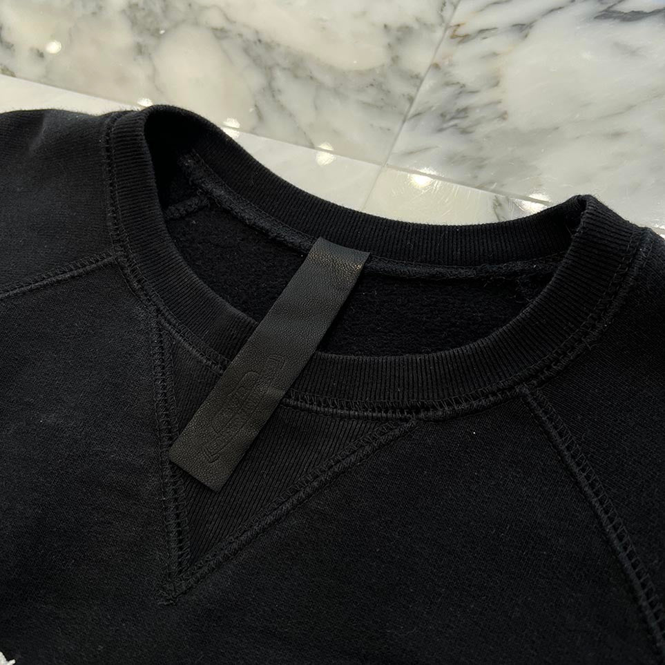 CHROME HEARTS Y NOT King Taco 3 Cemetery Cross Embroidery Sweat Shirt Size XL クロムハーツ キングタコ 3セメタリークロス刺繍 スウェットシャツ サイズXL