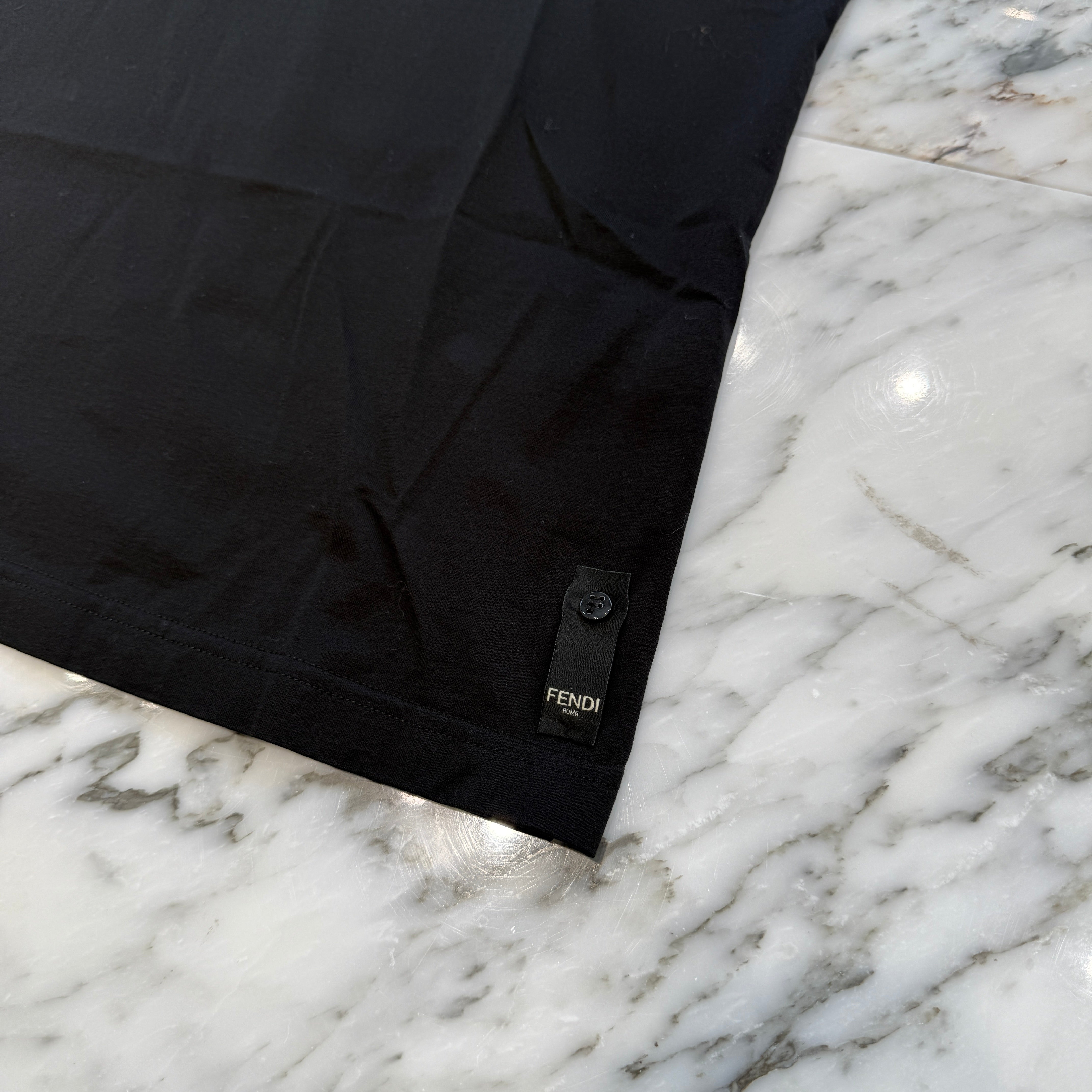 FENDI 2020SS Bag Bugs Monster Eye Tee FY0722 94T Size 54 フェンディ バグバグス モンスターアイ Tシャツ サイズ54