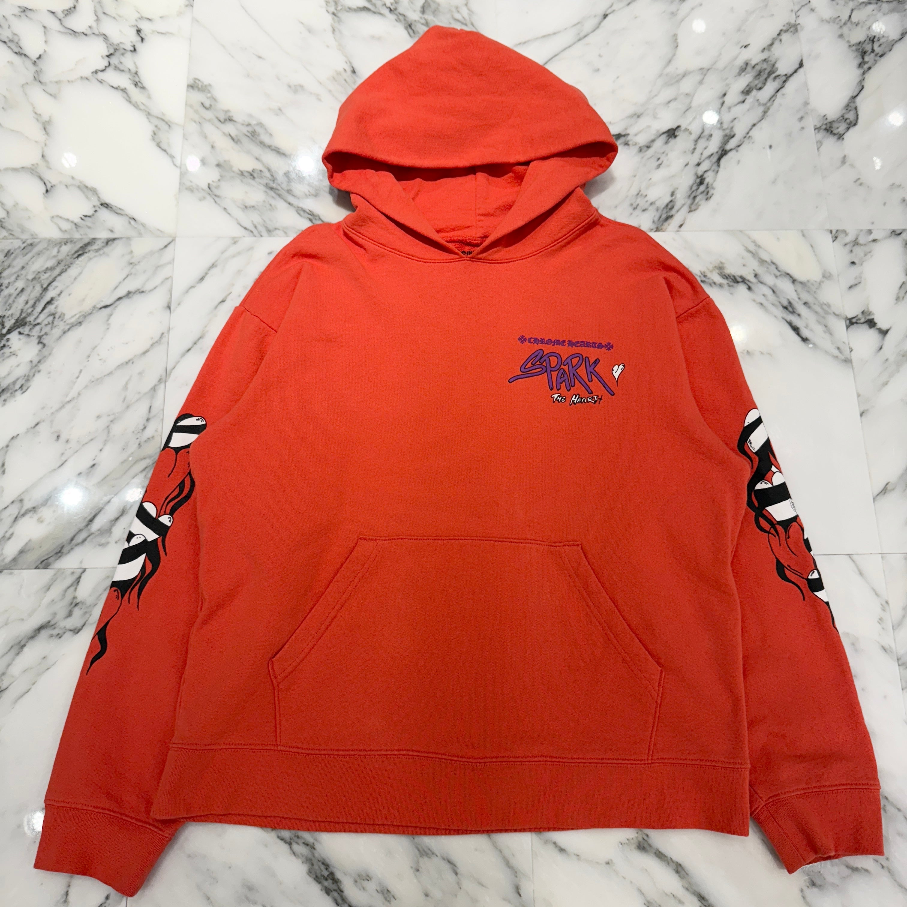 CHROME HEARTS × MATTY BOY 2023SS Sadistic Lipstick Pullover Hoodie Size XL クロムハーツ × マッティボーイ サディスティック リップスティック プルオーバーフーディ サイズXL