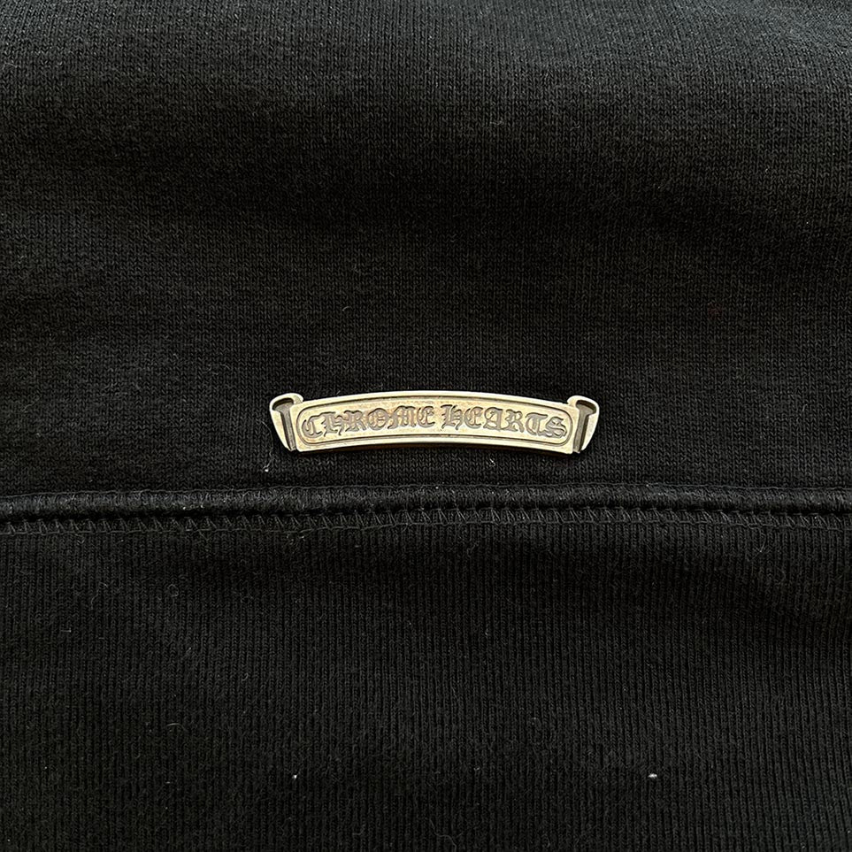 CHROME HEARTS Y NOT King Taco 3 Cemetery Cross Embroidery Sweat Shirt Size XL クロムハーツ キングタコ 3セメタリークロス刺繍 スウェットシャツ サイズXL