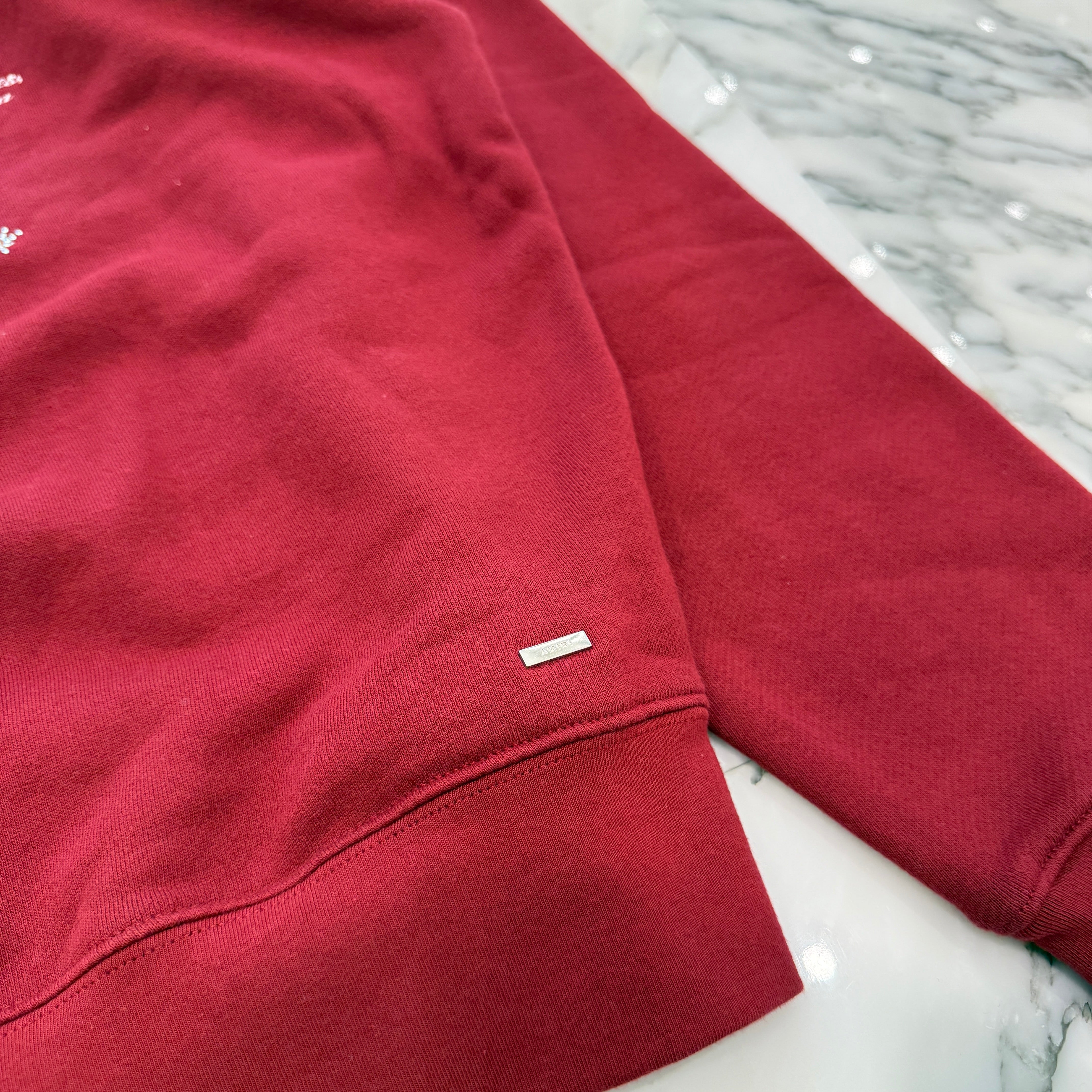 AMIRI Crystal Pool Cue Hoodie AMJYHD1078 Size XL アミリ クリスタル プール キュー プルオーバーフーディ サイズXL