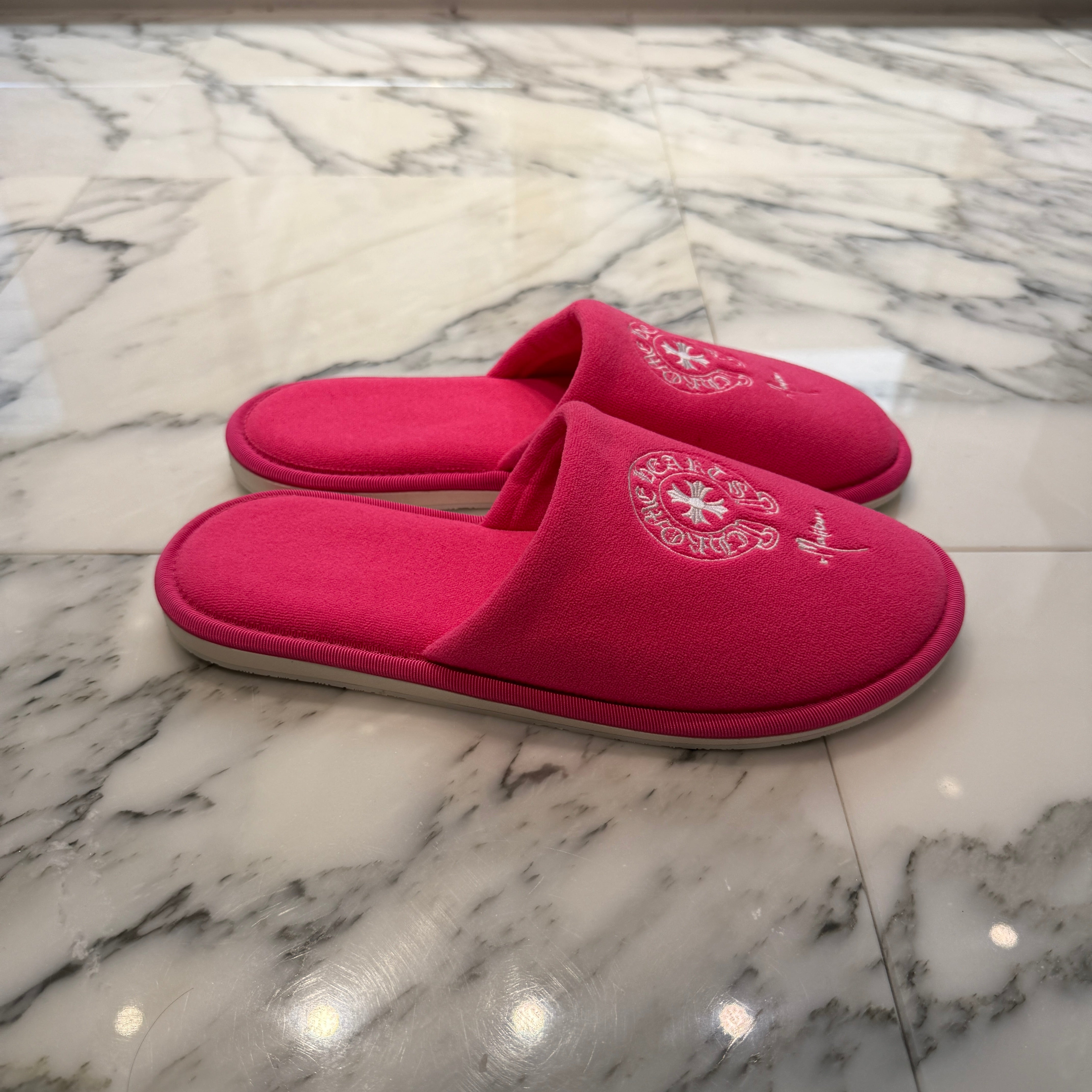 CHROME HEARTS Malibu Limited Horseshoe Hotel Slippers Sandals Size M クロムハーツ マリブ限定 ホースシューホテルスリッパ サンダル サイズM