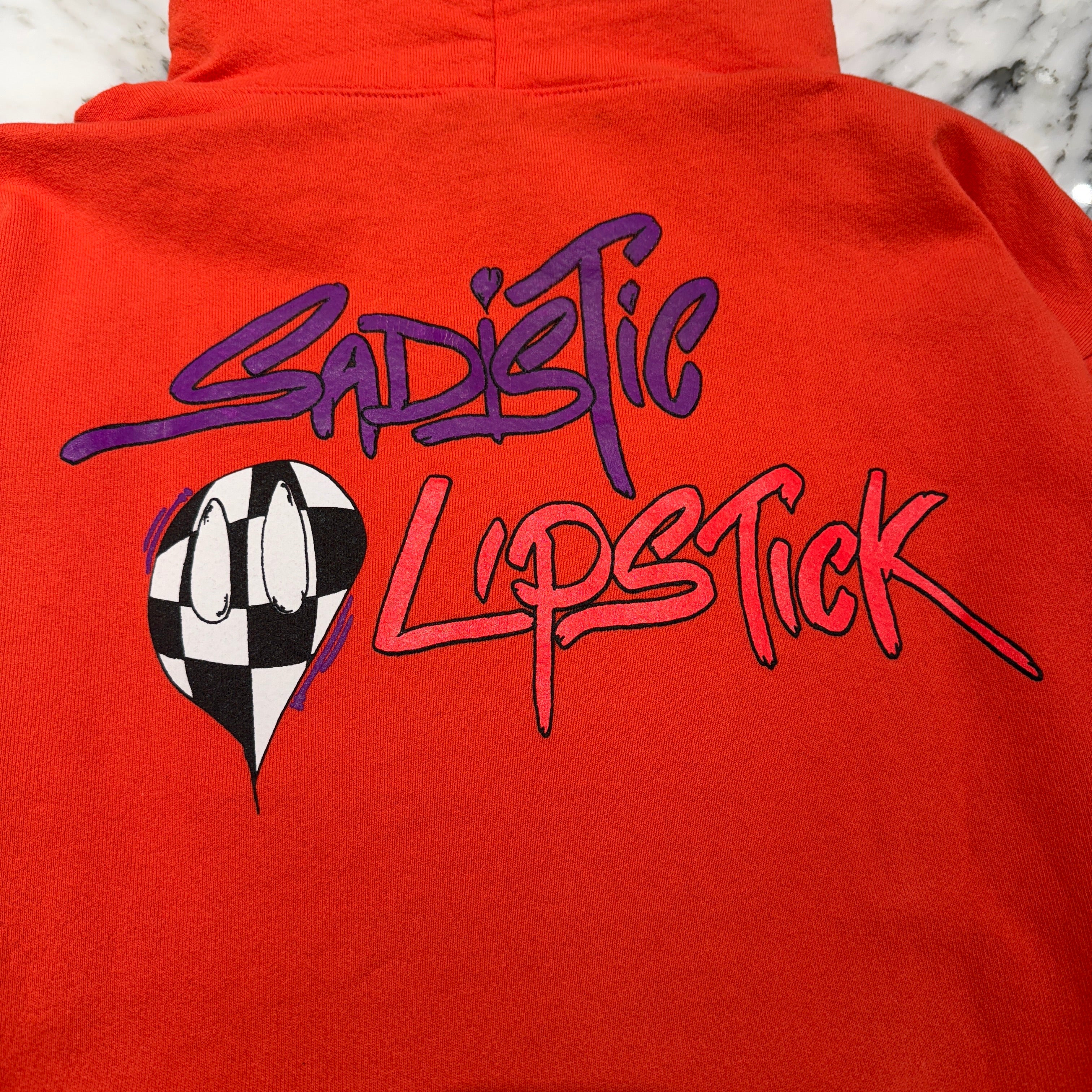 CHROME HEARTS × MATTY BOY 2023SS Sadistic Lipstick Pullover Hoodie Size XL クロムハーツ × マッティボーイ サディスティック リップスティック プルオーバーフーディ サイズXL