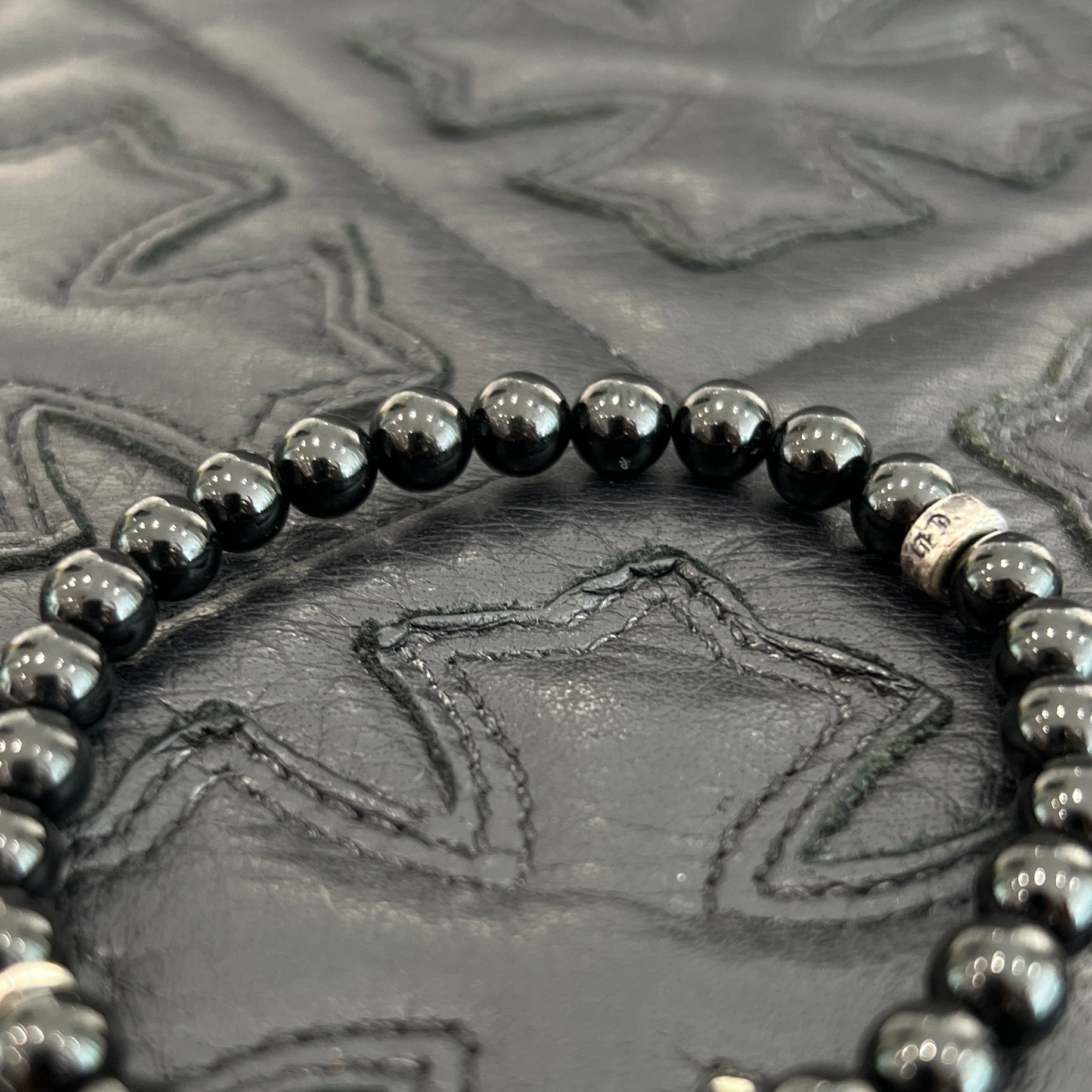 CHROME HEARTS CH Logo Dagger Beads Bracelet クロムハーツ CHロゴ