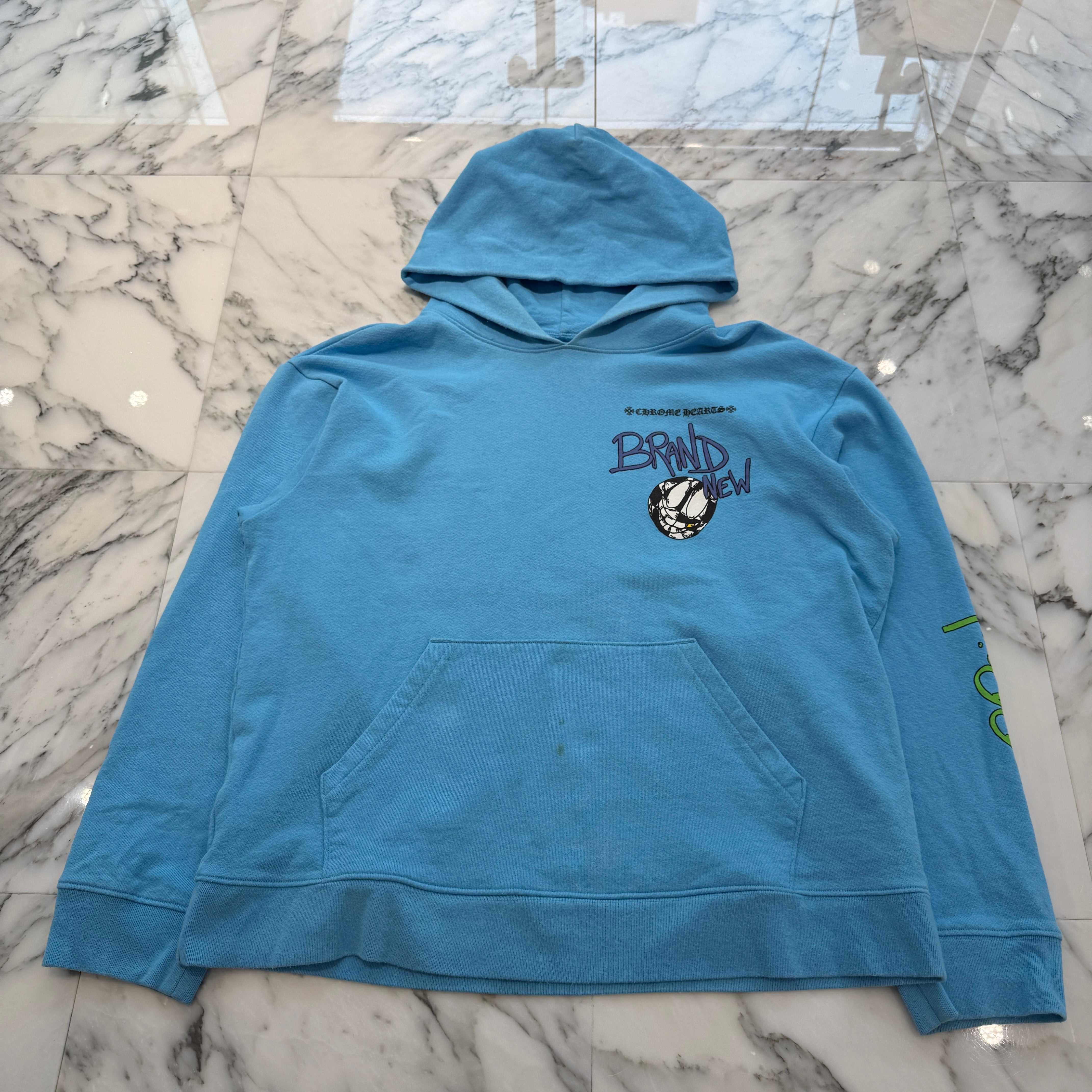 CHROME HEARTS × MATTY BOY 2024SS BRAIN NEW Pullover Hoodie Size XL クロムハーツ×マッティボーイ ブレインニュー プルオーバーフーディ サイズXL