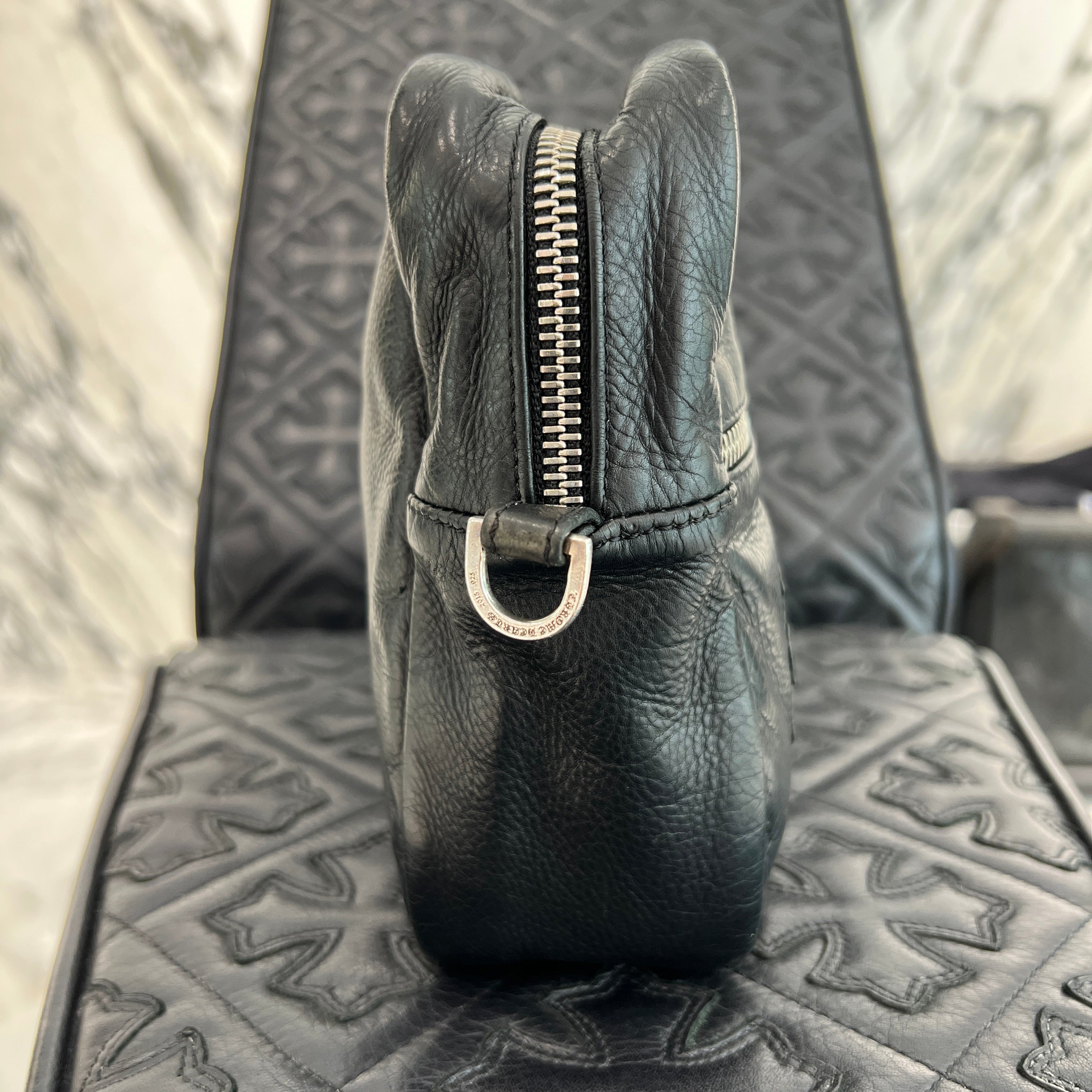 CHROME HEARTS TAKAMINI 3 Cemetery Cross Patch Shoulder Bag クロムハーツ タカミニ 3セメタリークロスパッチ ショルダーバッグ