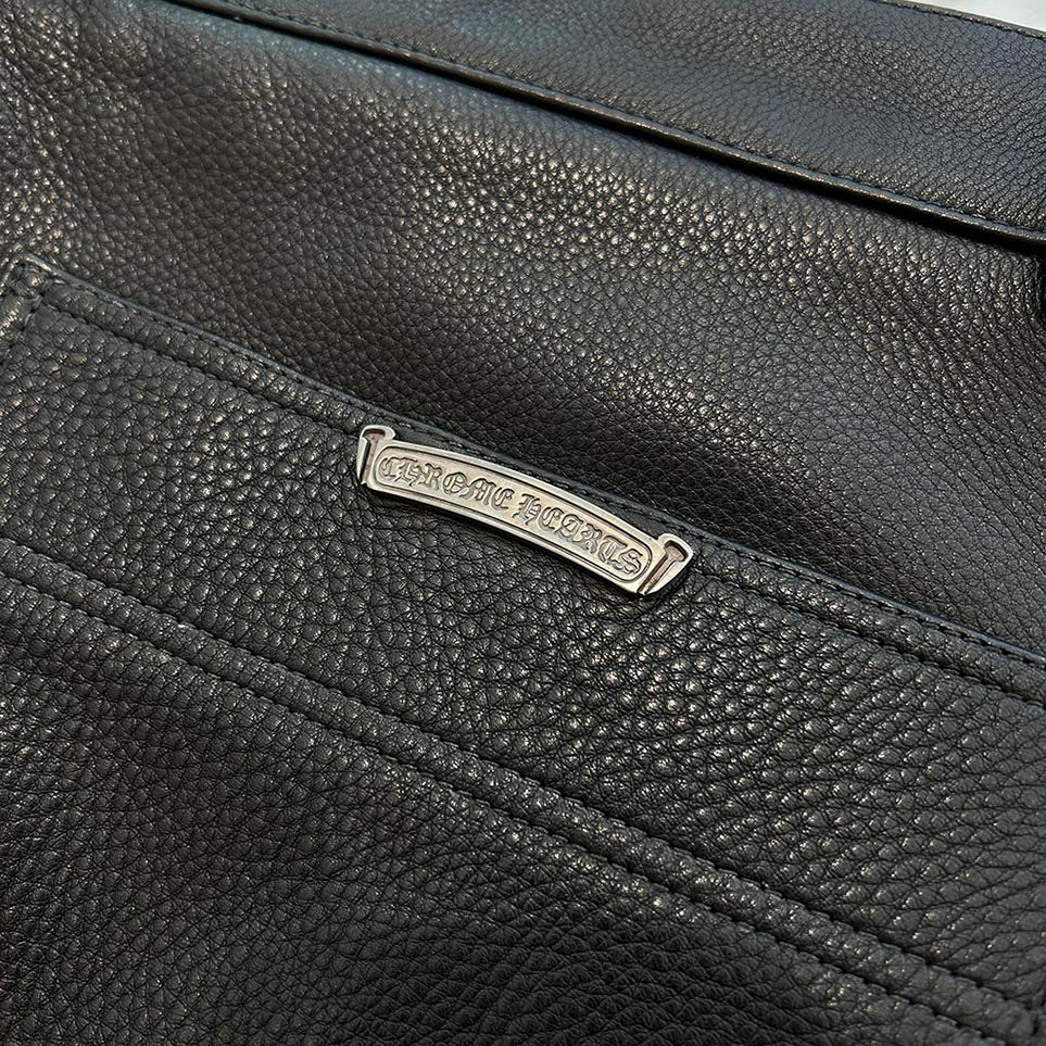 CHROME HEARTS Carpenter Double Knee Leather Pants Size 36 クロムハーツ カーペンター ダブルニー レザーパンツ サイズ36