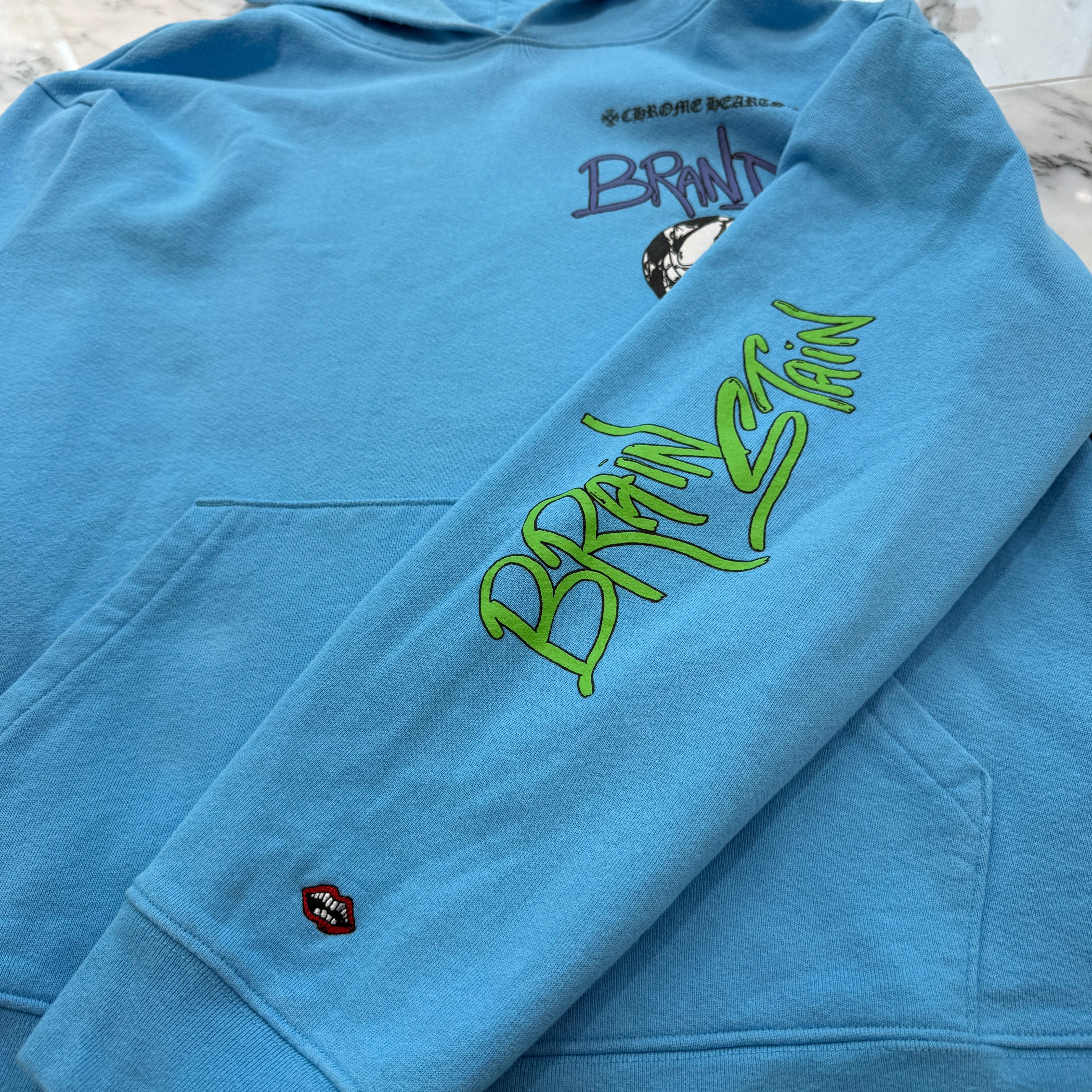 CHROME HEARTS × MATTY BOY 2024SS BRAIN NEW Pullover Hoodie Size XL クロムハーツ×マッティボーイ ブレインニュー プルオーバーフーディ サイズXL