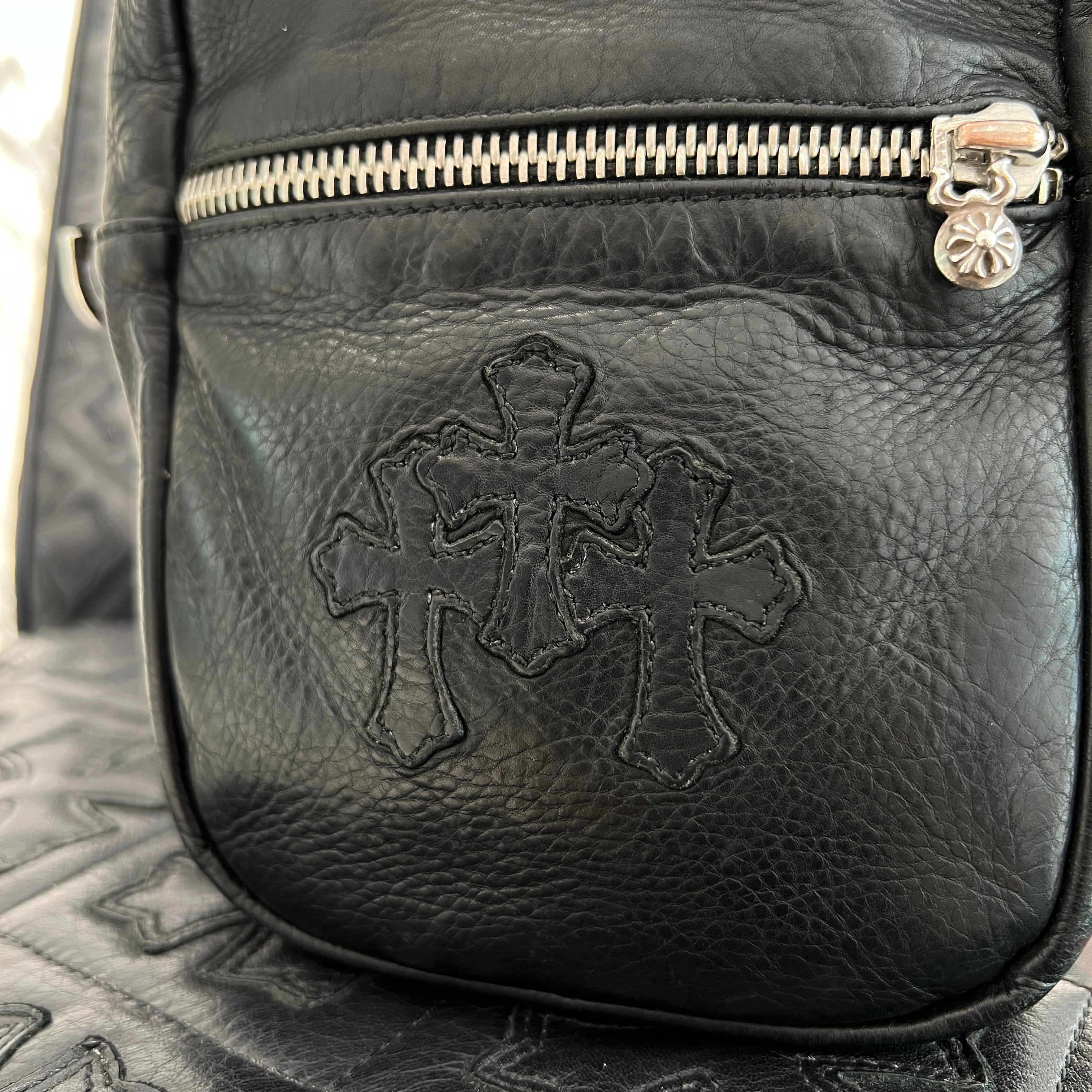 CHROME HEARTS TAKAMINI 3 Cemetery Cross Patch Shoulder Bag クロムハーツ タカミニ 3セメタリークロスパッチ ショルダーバッグ