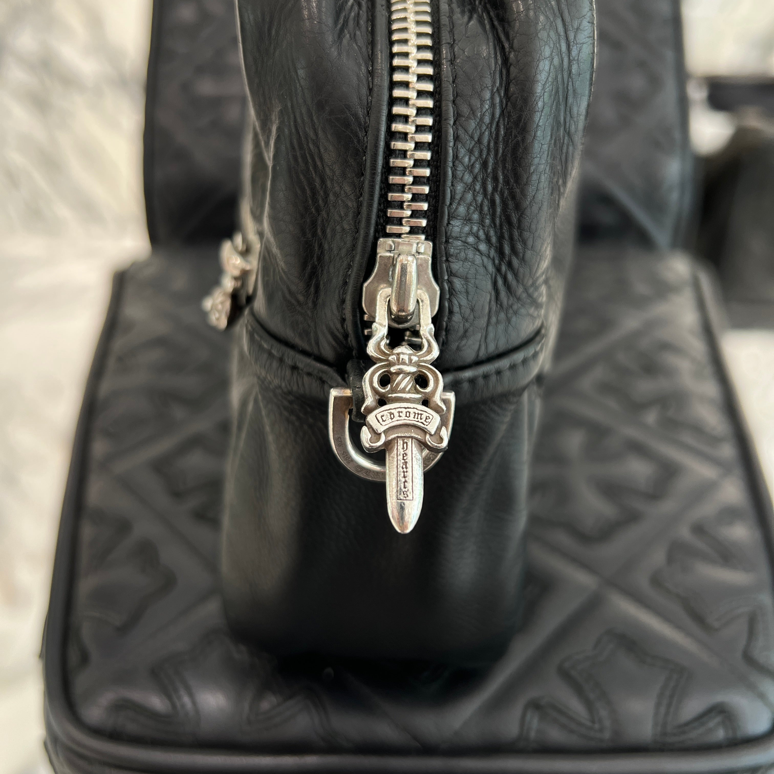 CHROME HEARTS TAKAMINI 3 Cemetery Cross Patch Shoulder Bag クロムハーツ タカミニ 3セメタリークロスパッチ ショルダーバッグ