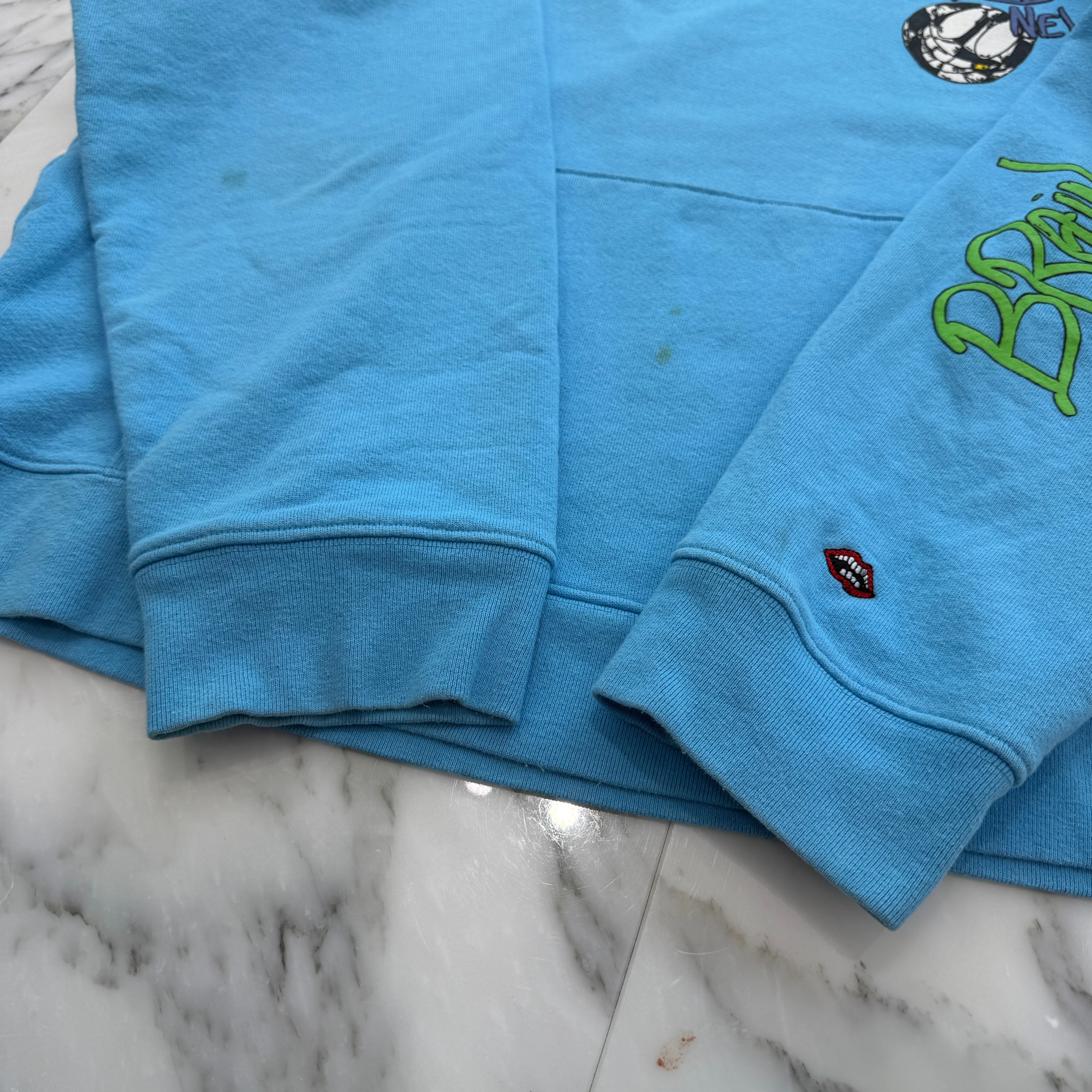 CHROME HEARTS × MATTY BOY 2024SS BRAIN NEW Pullover Hoodie Size XL クロムハーツ×マッティボーイ ブレインニュー プルオーバーフーディ サイズXL