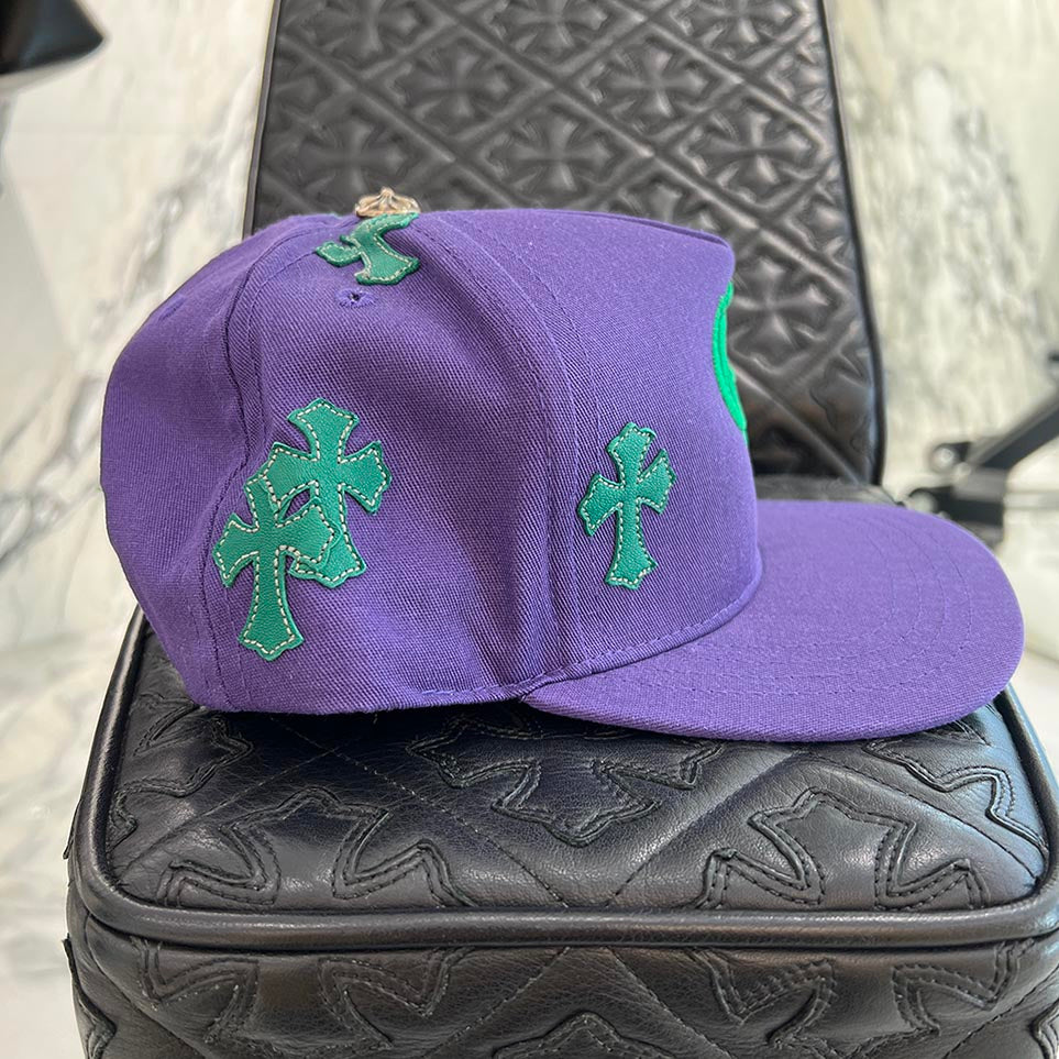 CHROME HEARTS Cemetery Cross Patch Trucker Cap ONE SIZE (53-60
