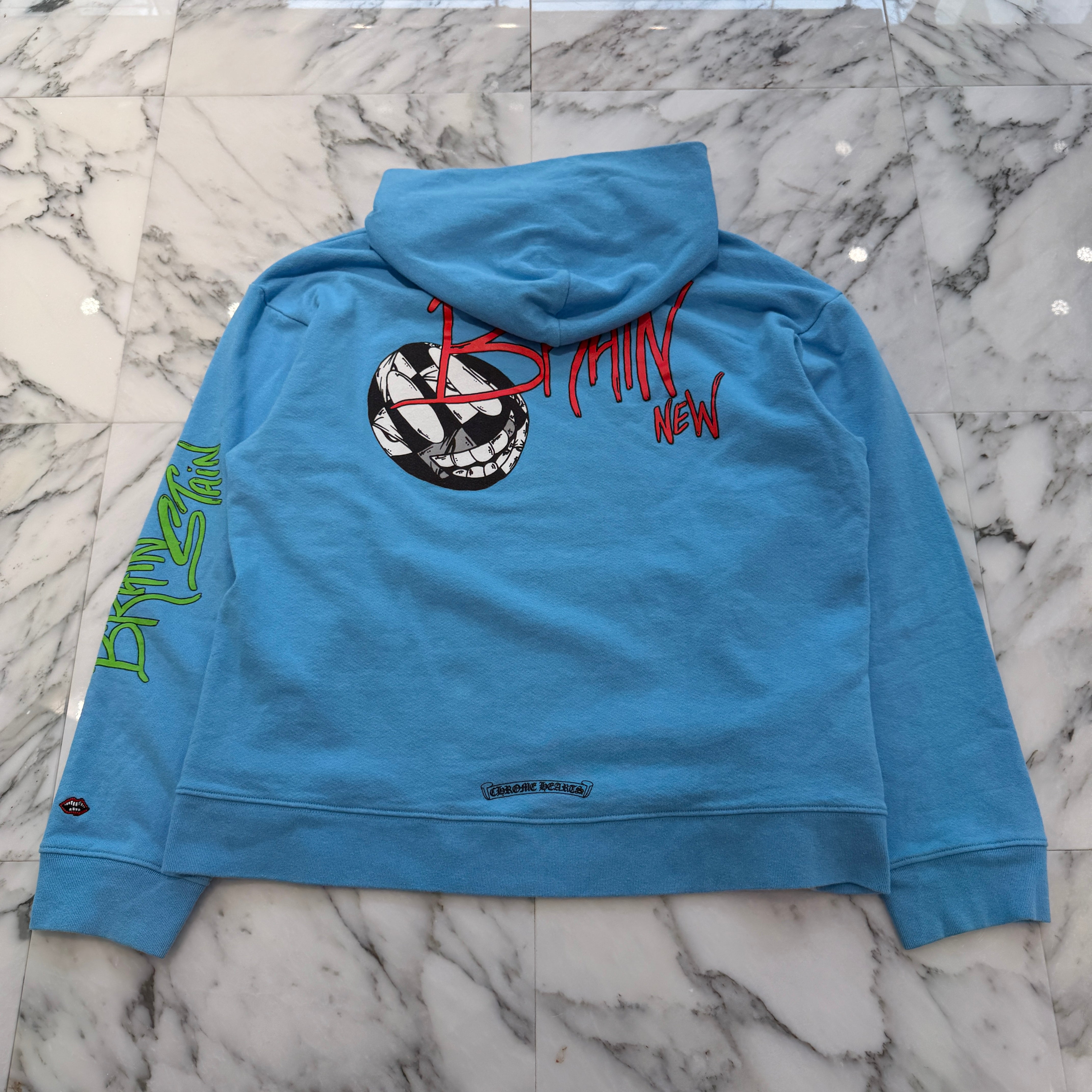 CHROME HEARTS × MATTY BOY 2024SS BRAIN NEW Pullover Hoodie Size XL クロムハーツ×マッティボーイ ブレインニュー プルオーバーフーディ サイズXL