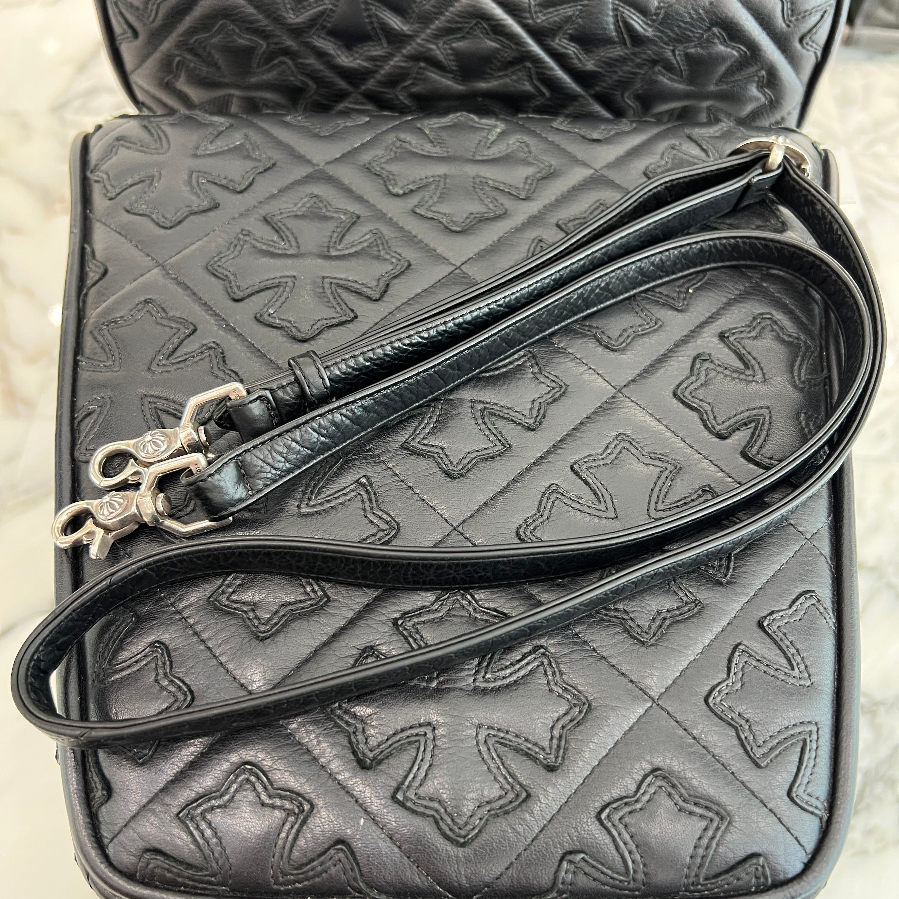 CHROME HEARTS TAKAMINI 3 Cemetery Cross Patch Shoulder Bag クロムハーツ タカミニ 3セメタリークロスパッチ ショルダーバッグ