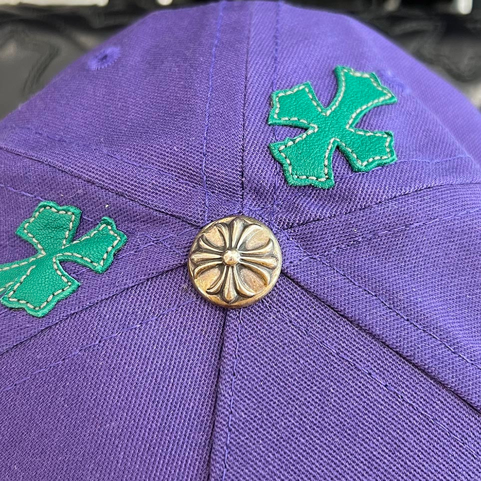 CHROME HEARTS Cemetery Cross Patch Trucker Cap ONE SIZE (53-60