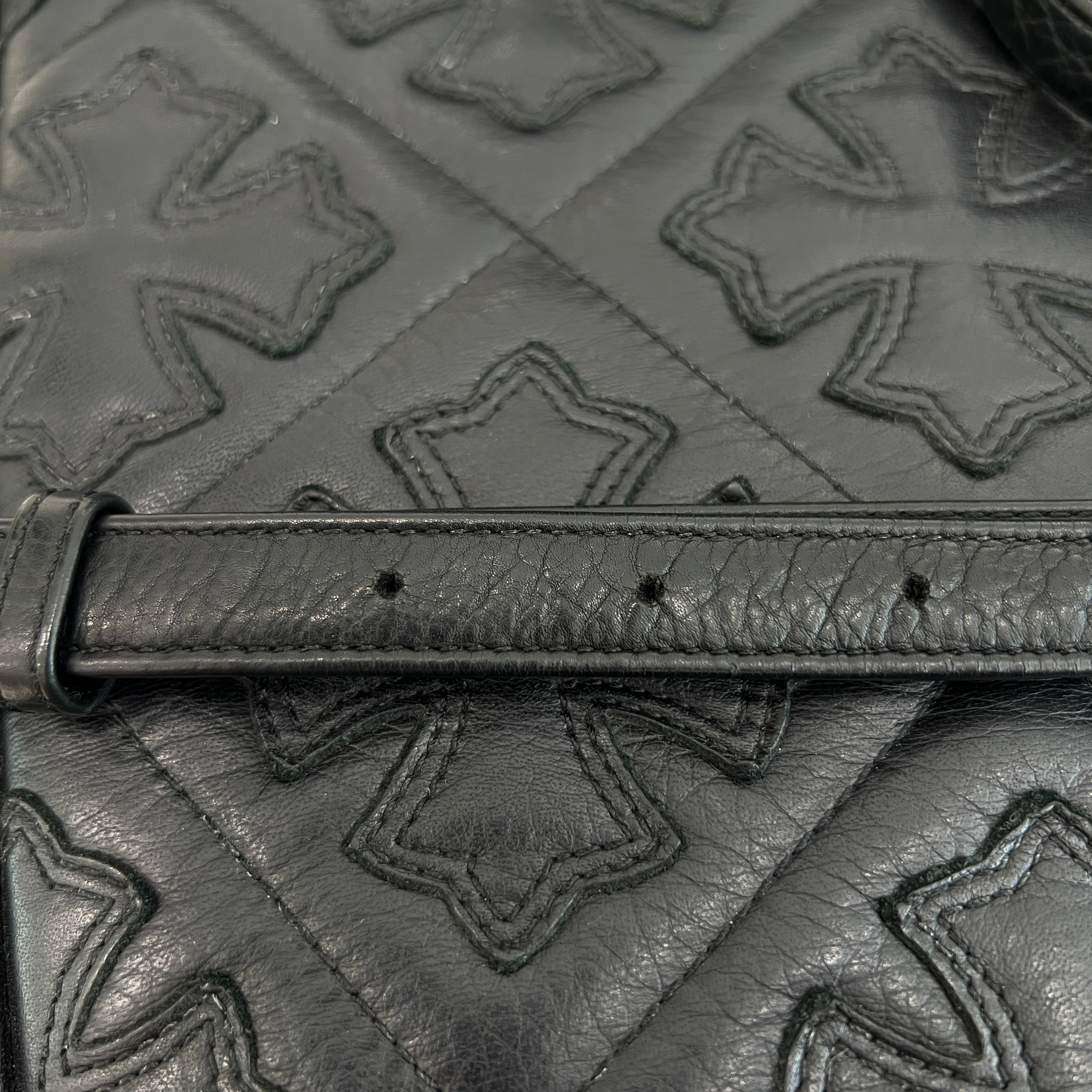 CHROME HEARTS TAKAMINI 3 Cemetery Cross Patch Shoulder Bag クロムハーツ タカミニ 3セメタリークロスパッチ ショルダーバッグ