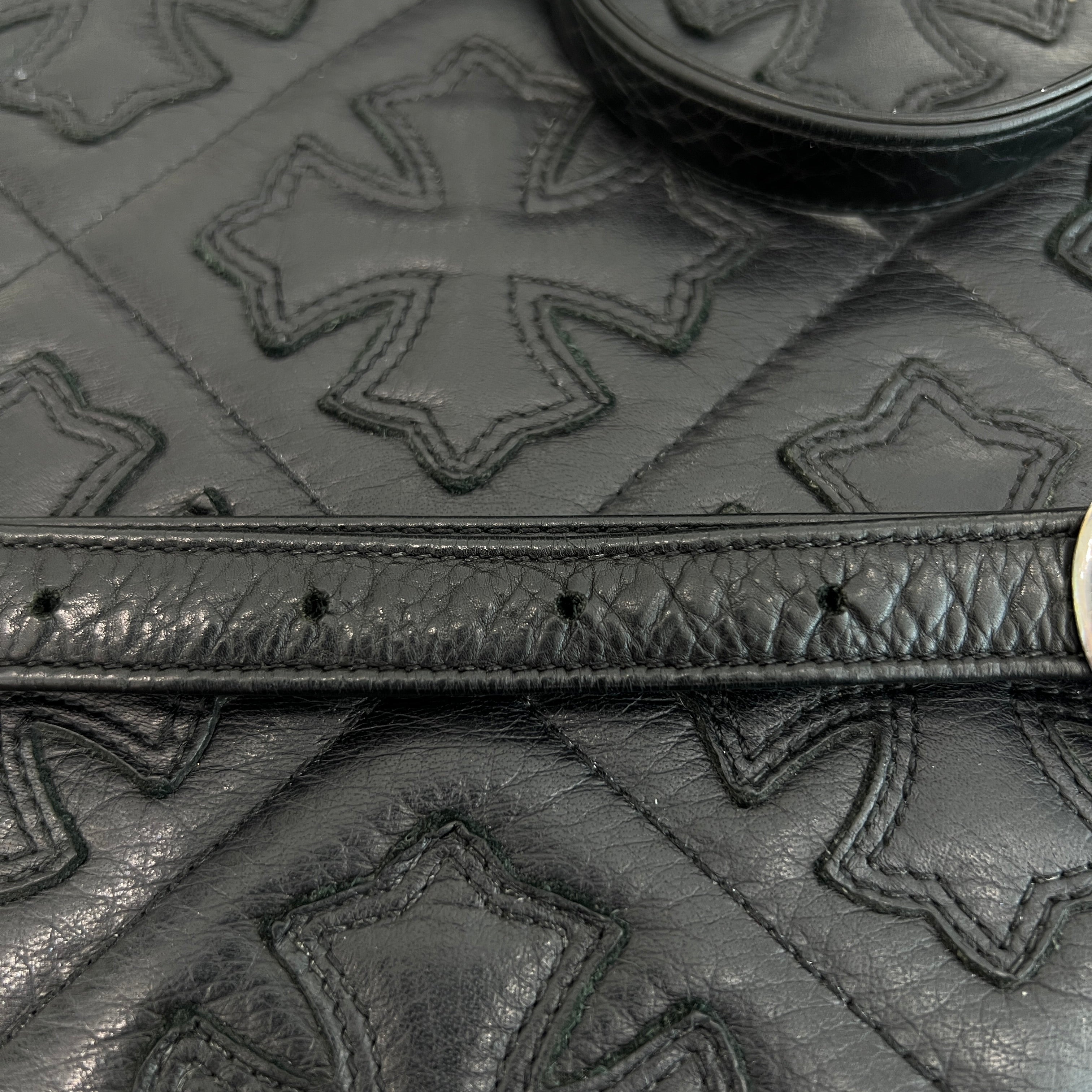 CHROME HEARTS TAKAMINI 3 Cemetery Cross Patch Shoulder Bag クロムハーツ タカミニ 3セメタリークロスパッチ ショルダーバッグ