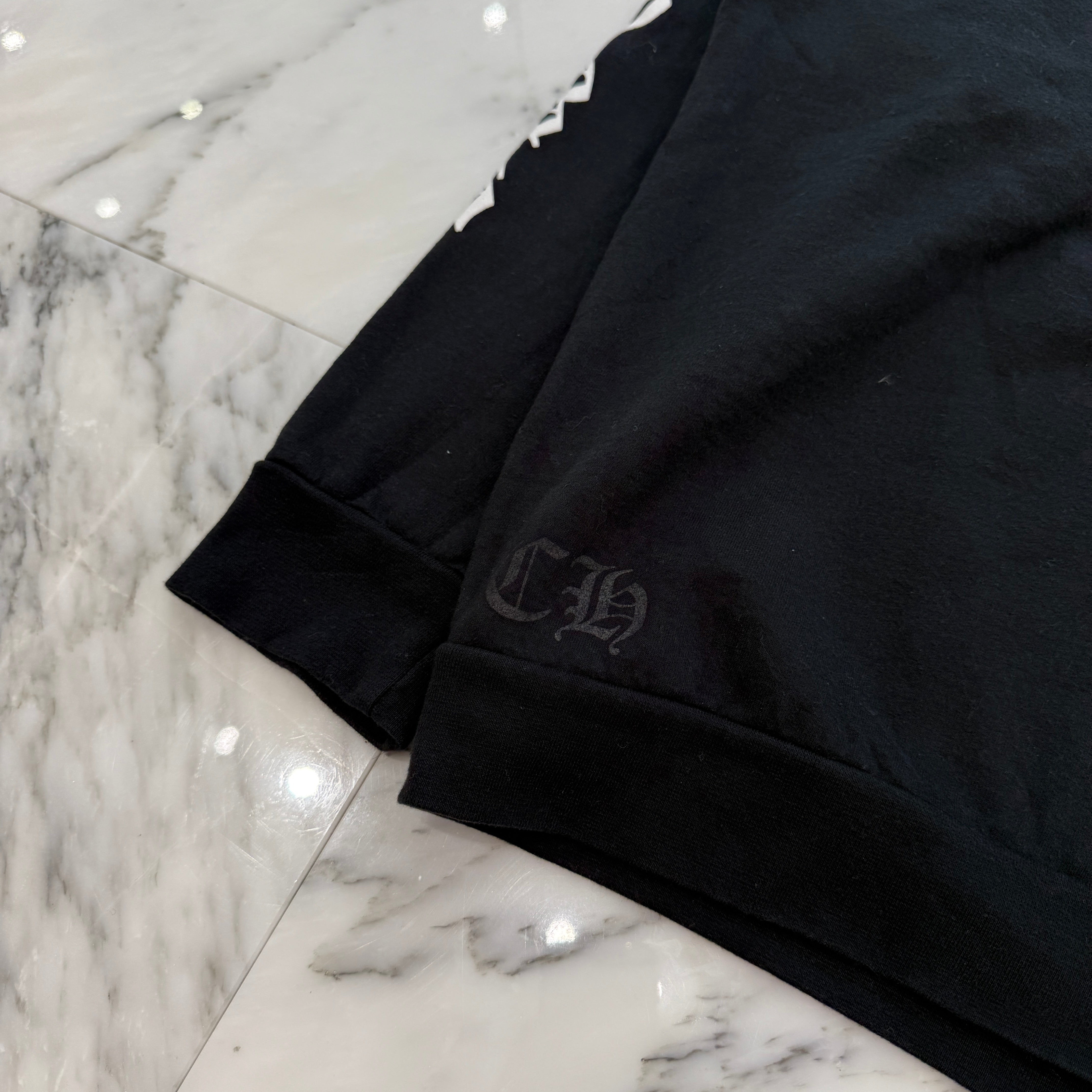 CHROME HEARTS Neck Logo Crewneck Sweatshirt Size L クロムハーツ ネックロゴクルーネックスウェットシャツ サイズL