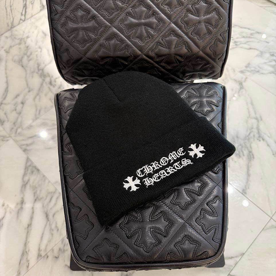 CHROME HEARTS WATCH CAP BLACK Size ONE SIZE (23cm) クロムハーツ ワッチキャップ ブラック サイズONE SIZE (23cm)