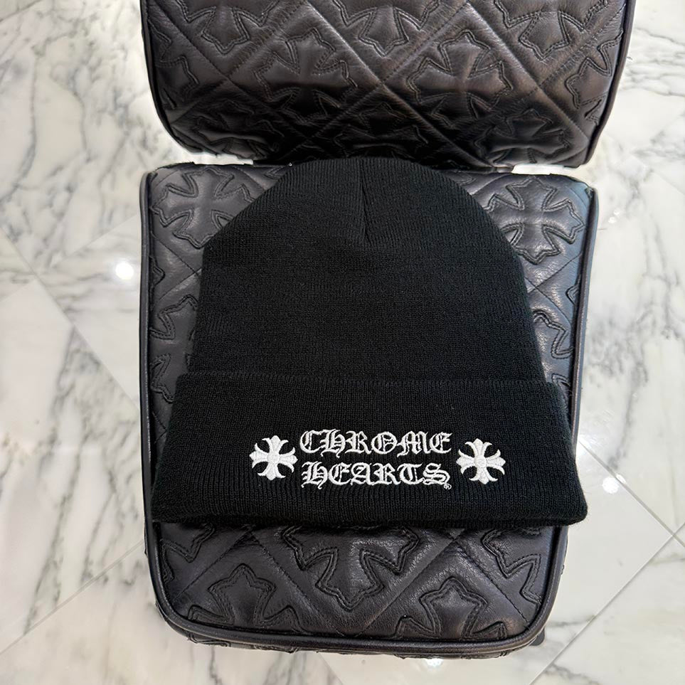 CHROME HEARTS WATCH CAP BLACK Size ONE SIZE (23cm) クロムハーツ ワッチキャップ ブラック サイズONE SIZE (23cm)