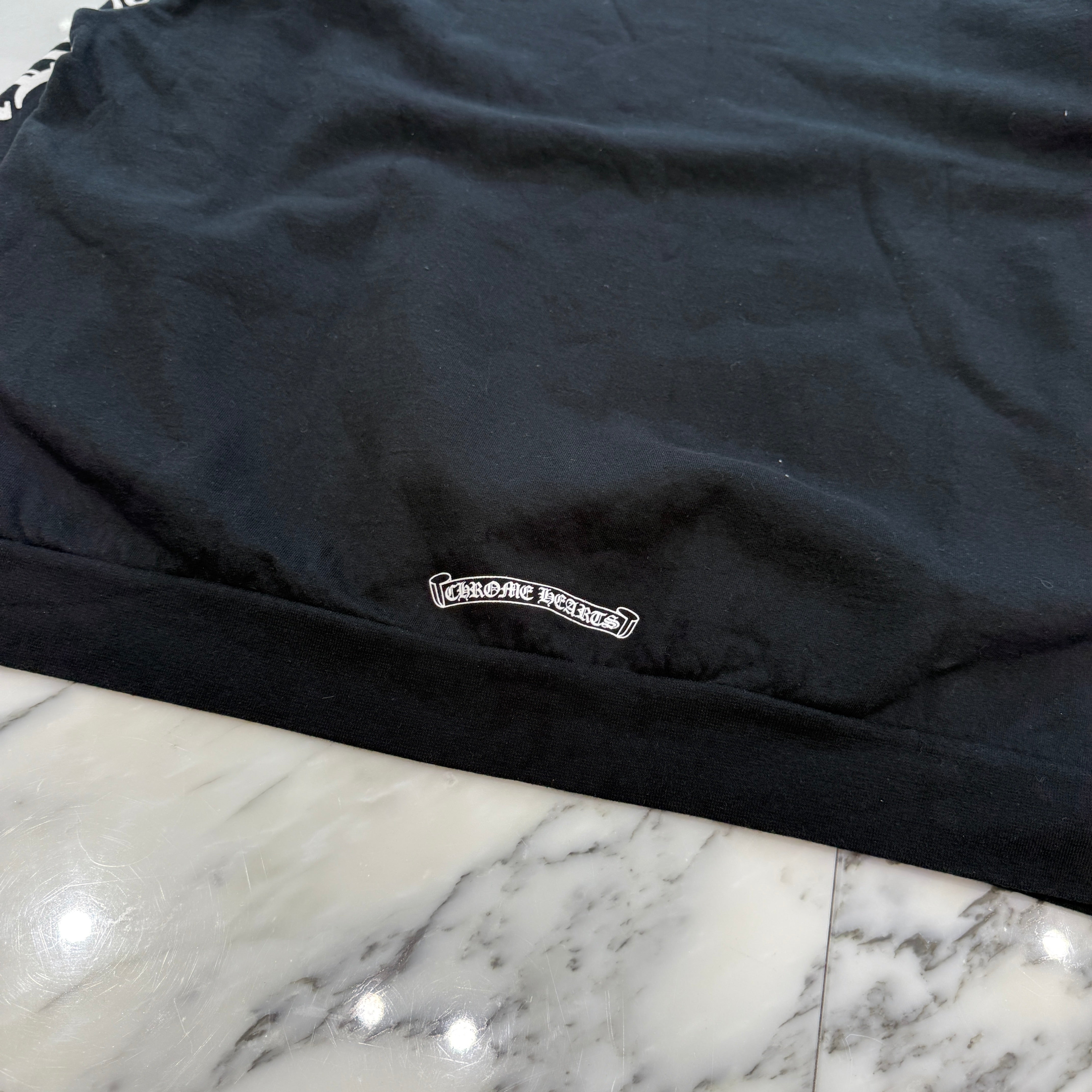 CHROME HEARTS Neck Logo Crewneck Sweatshirt Size L クロムハーツ ネックロゴクルーネックスウェットシャツ サイズL