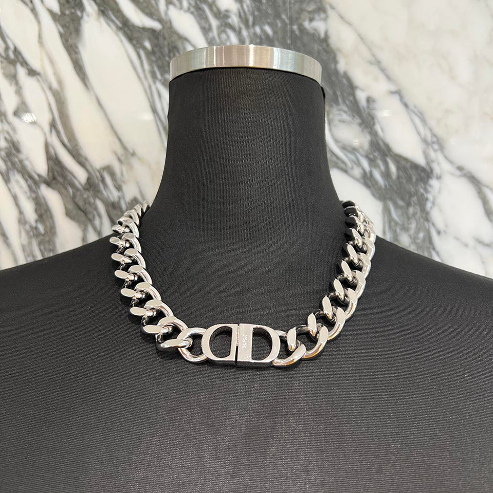 DIOR CD ICON Chain Link Necklace ディオール CDアイコン チェーンリンク ネックレス