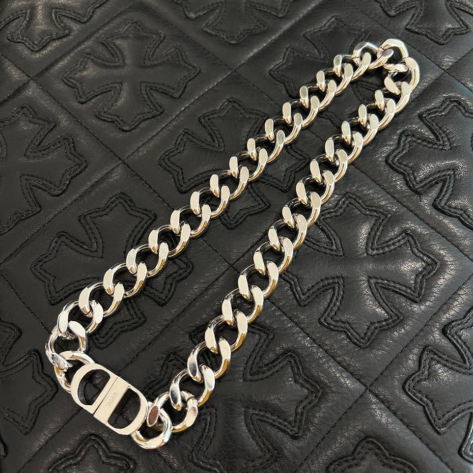 DIOR CD ICON Chain Link Necklace ディオール CDアイコン チェーンリンク ネックレス
