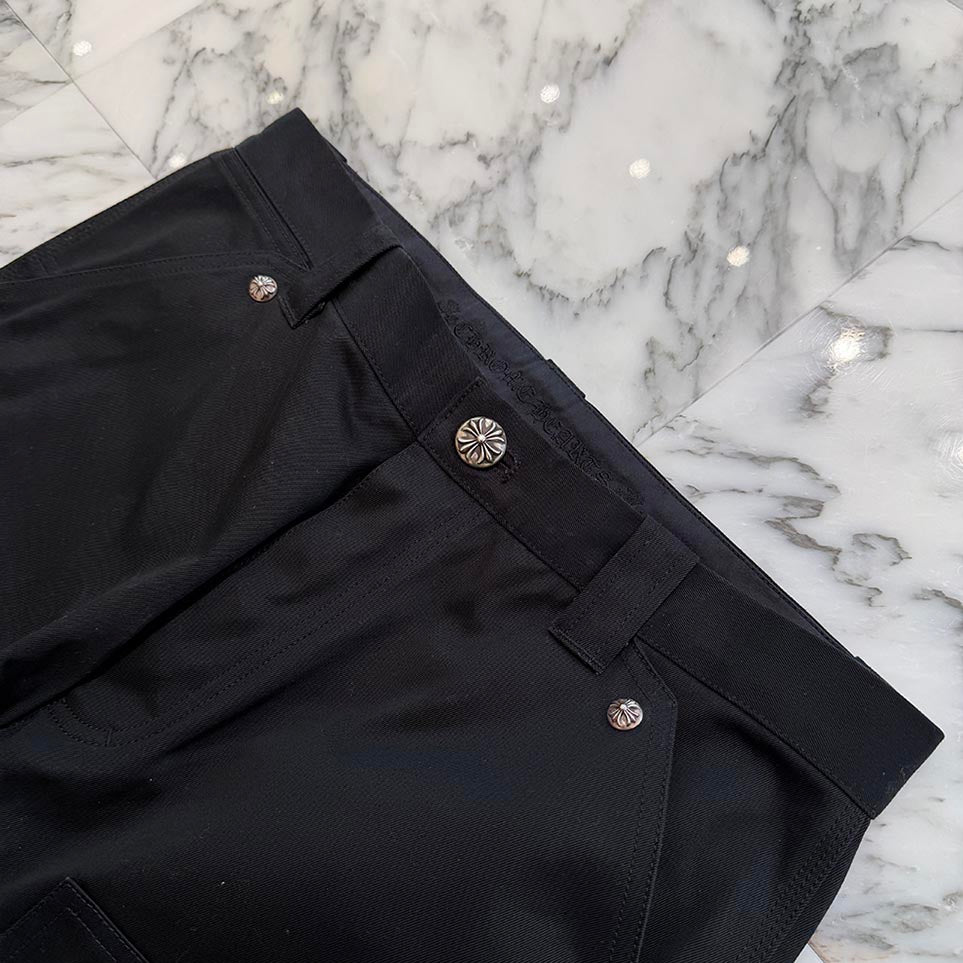 CHROME HEARTS Carpenter Cross Ball Button Denim Pants Size 34 クロムハーツ カーペンター クロスボールボタン デニムパンツ サイズ34
