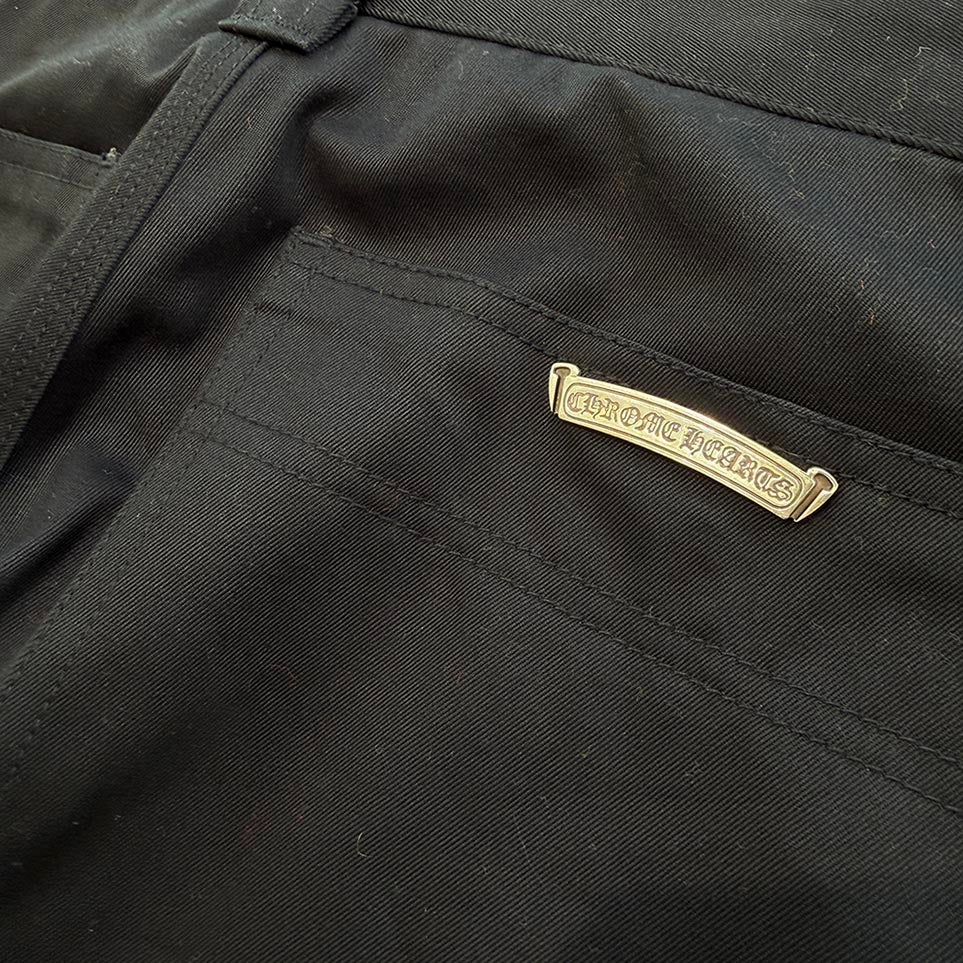 CHROME HEARTS Carpenter Cross Ball Button Denim Pants Size 34 クロムハーツ カーペンター クロスボールボタン デニムパンツ サイズ34