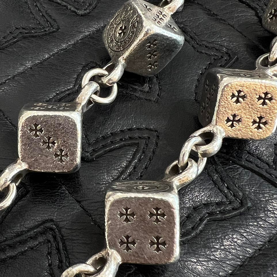 CHROME HEARTS 2 CLIP DICE Wallet Chain 11 LINKS クロムハーツ 2クリップ ダイス ウォレットチェーン 11リンク