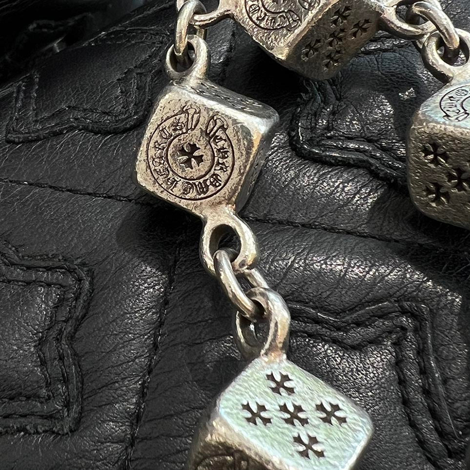 CHROME HEARTS 2 CLIP DICE Wallet Chain 11 LINKS クロムハーツ 2クリップ ダイス ウォレットチェーン 11リンク