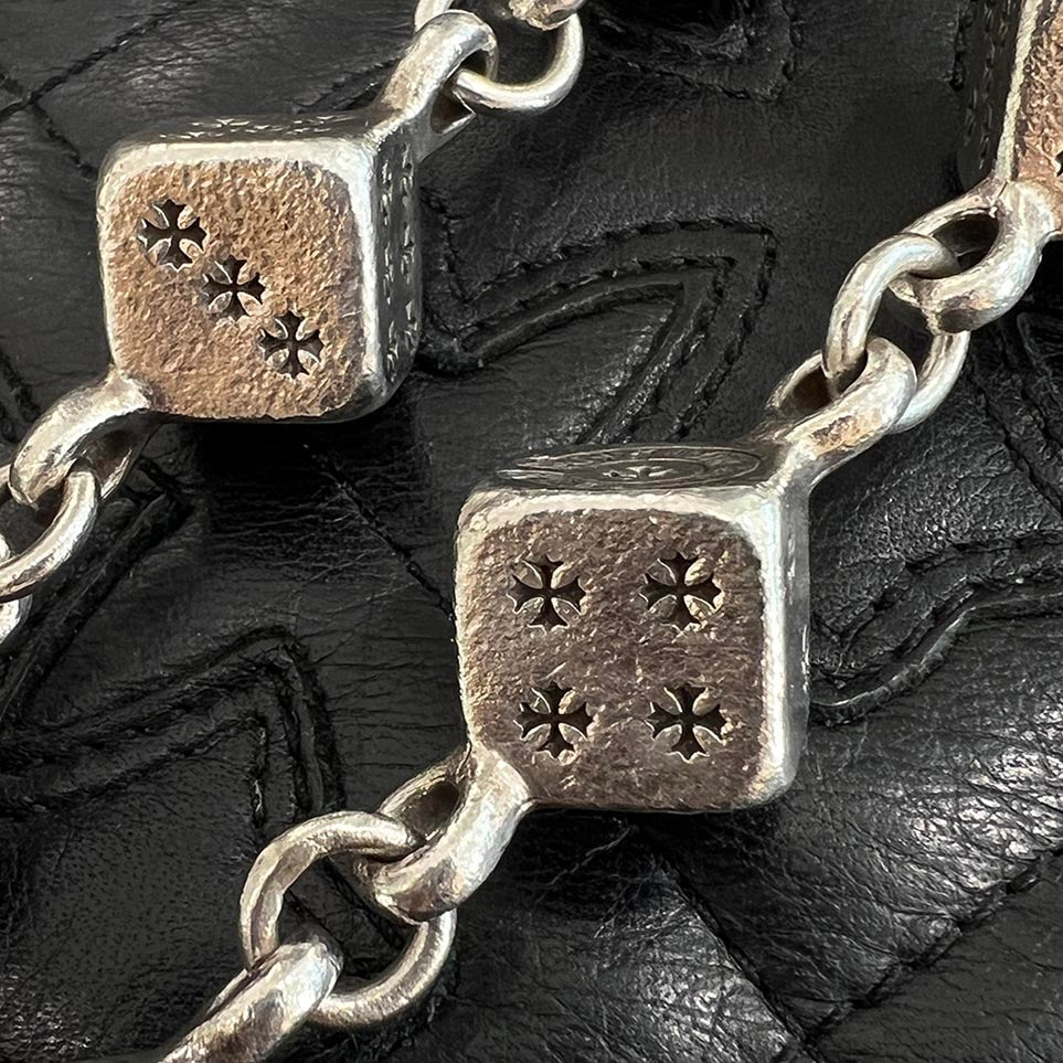 CHROME HEARTS 2 CLIP DICE Wallet Chain 11 LINKS クロムハーツ 2クリップ ダイス ウォレットチェーン 11リンク