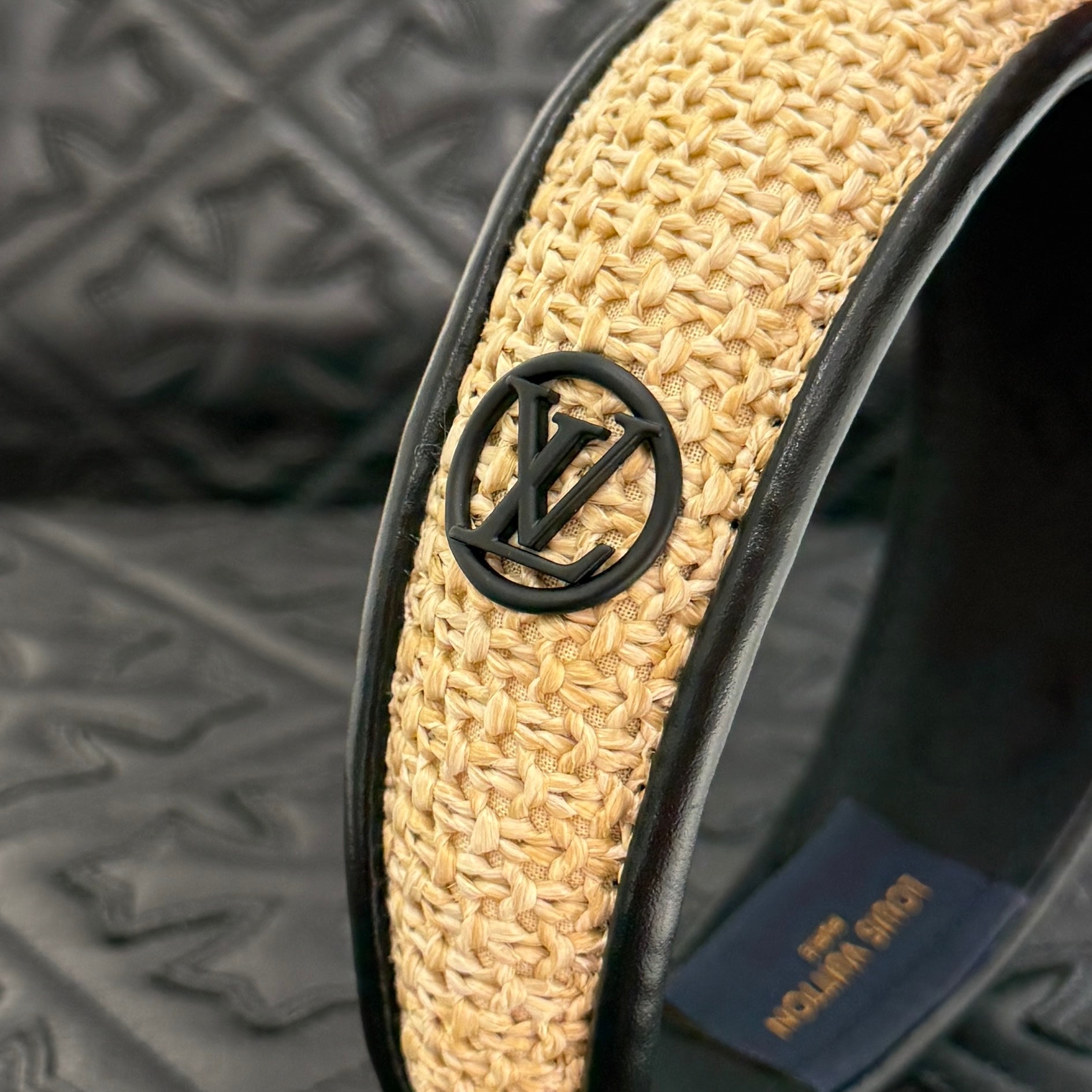 LOUIS VUITTON Raffia Headband M77534 ルイヴィトン ラフィア ヘッドバンド