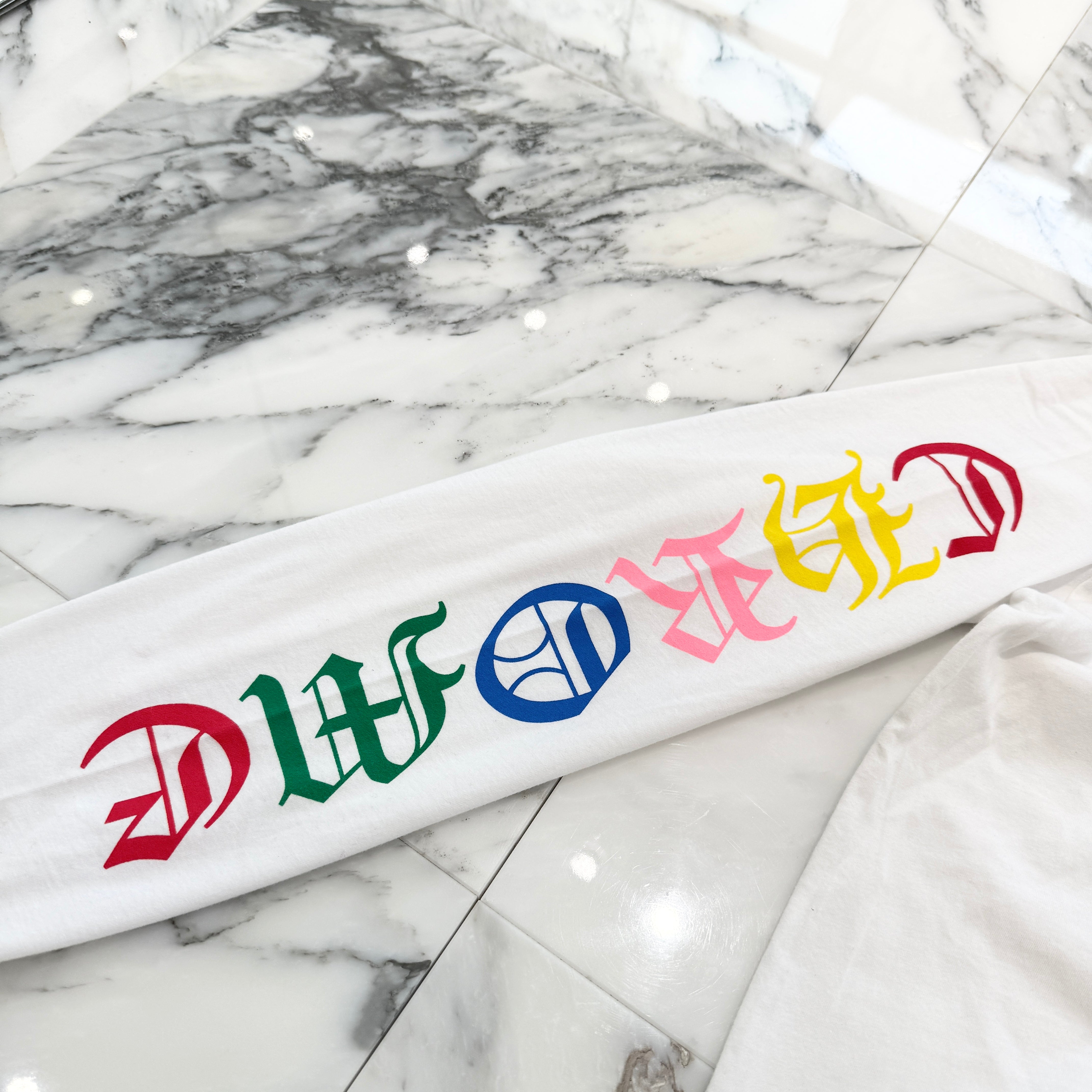 CHROME HEARTS 2021SS MLTCOL CEM CRS Long Sleeve Tee Size L クロムハーツ マルチカラー セメタリークロス ロングスリーブTシャツ サイズL