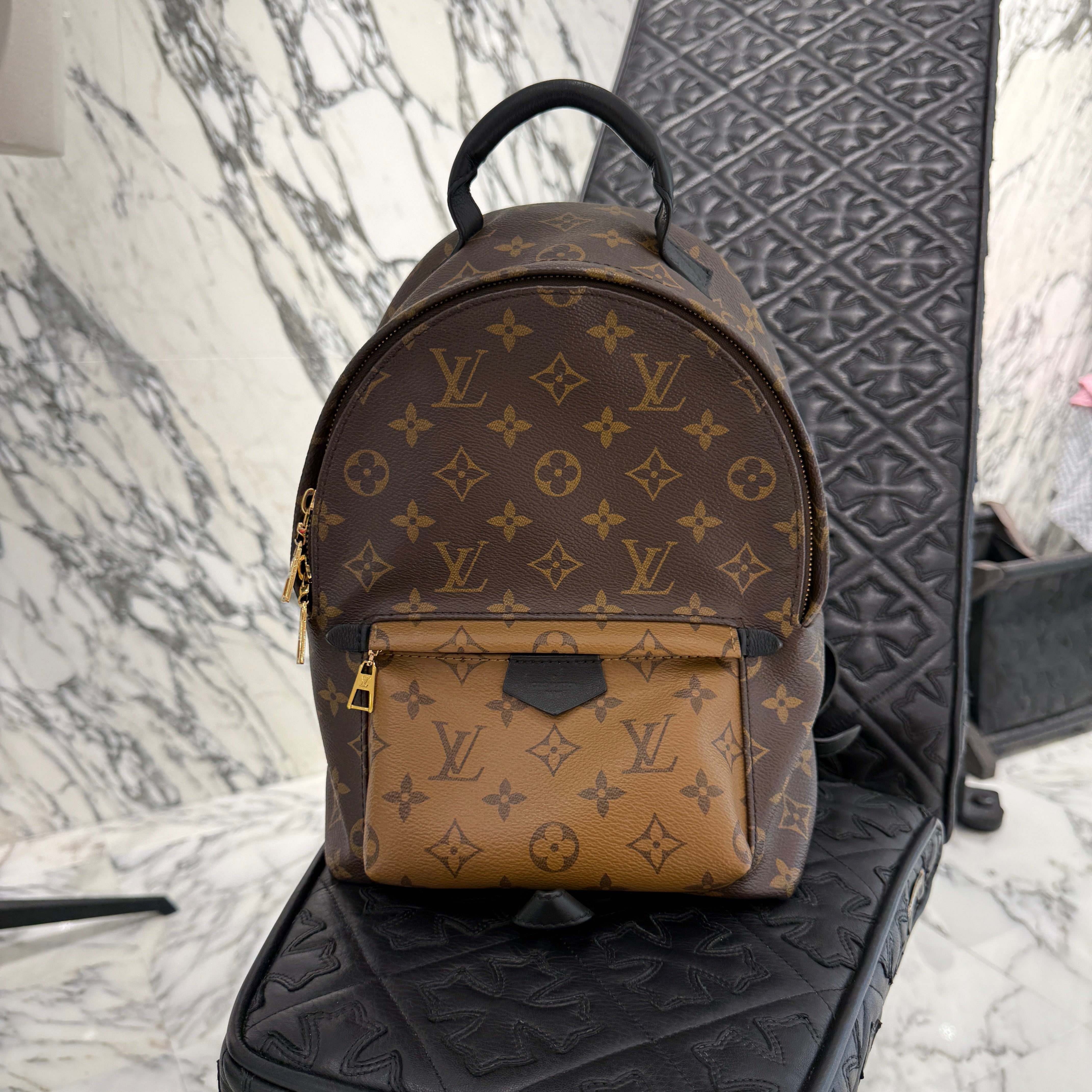 美品 ルイヴィトン リバース パームスプリングス PM M44870 LOUIS VUITTON】ルイヴィトン『モノグラム リバース パーム