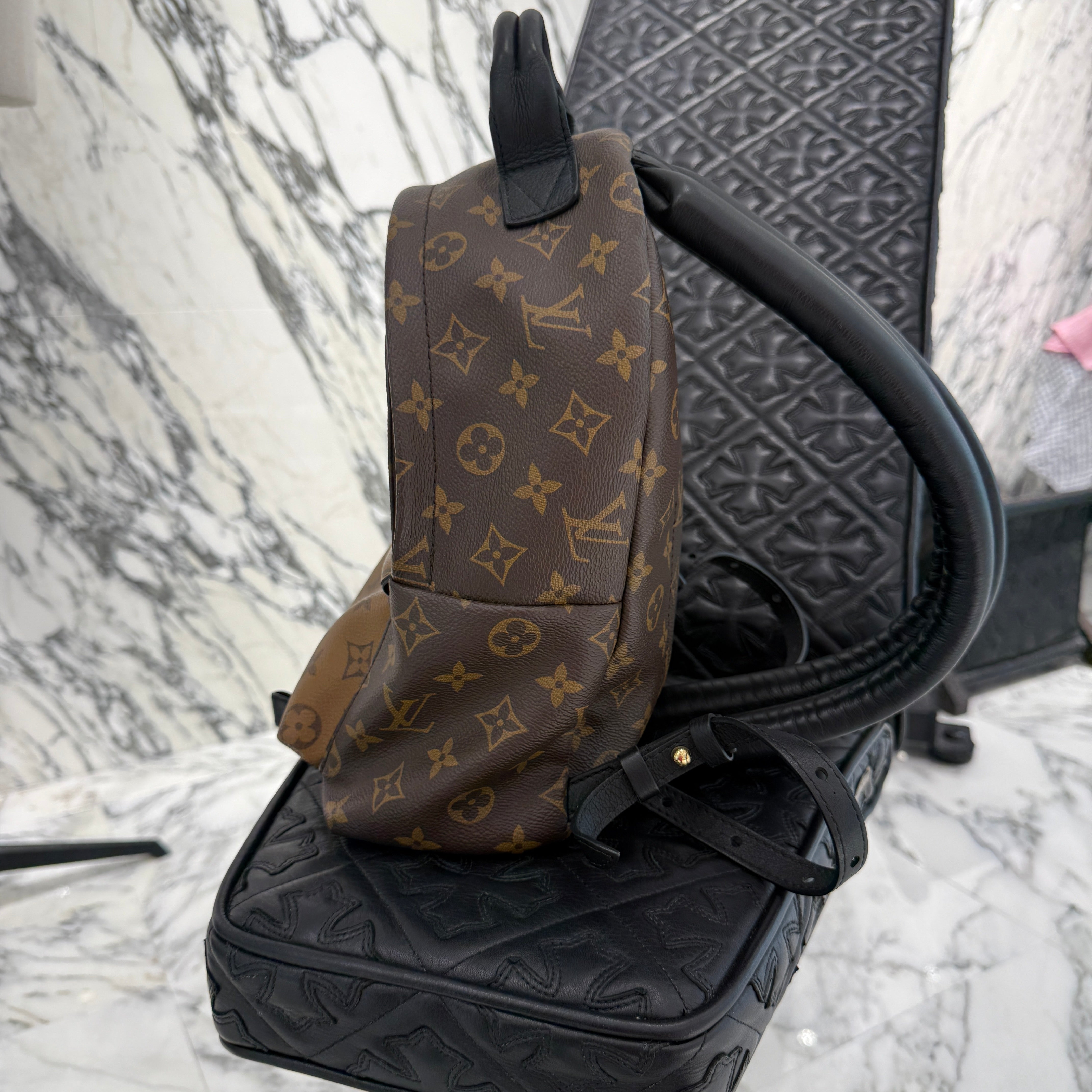 LOUIS VUITTON Monogram Reverse Palm Springs Backpack PM M44870 ルイヴィトン モノグラムリバース パームスプリングス バックパック PM