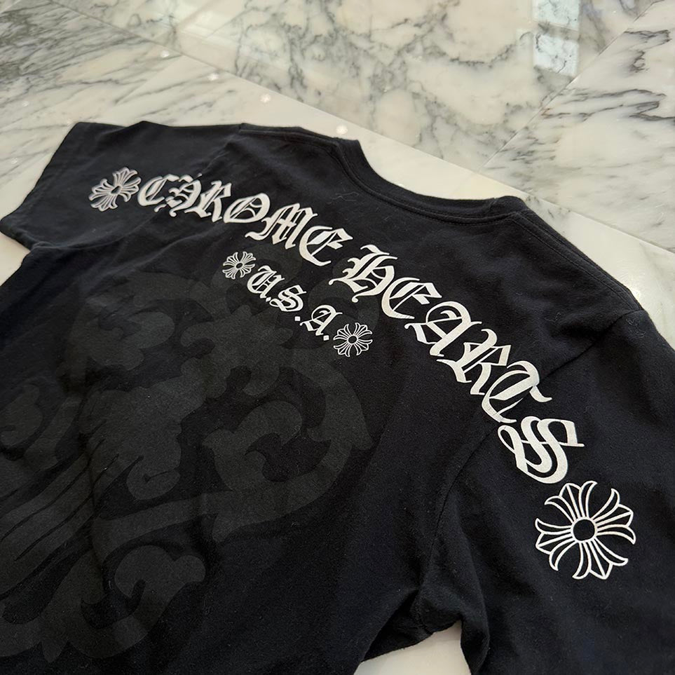 CHROME HEARTS Back Arch USA Logo Dagger Tee Size S クロムハーツ バックアーチ USA ロゴ ダガー Tシャツ サイズS