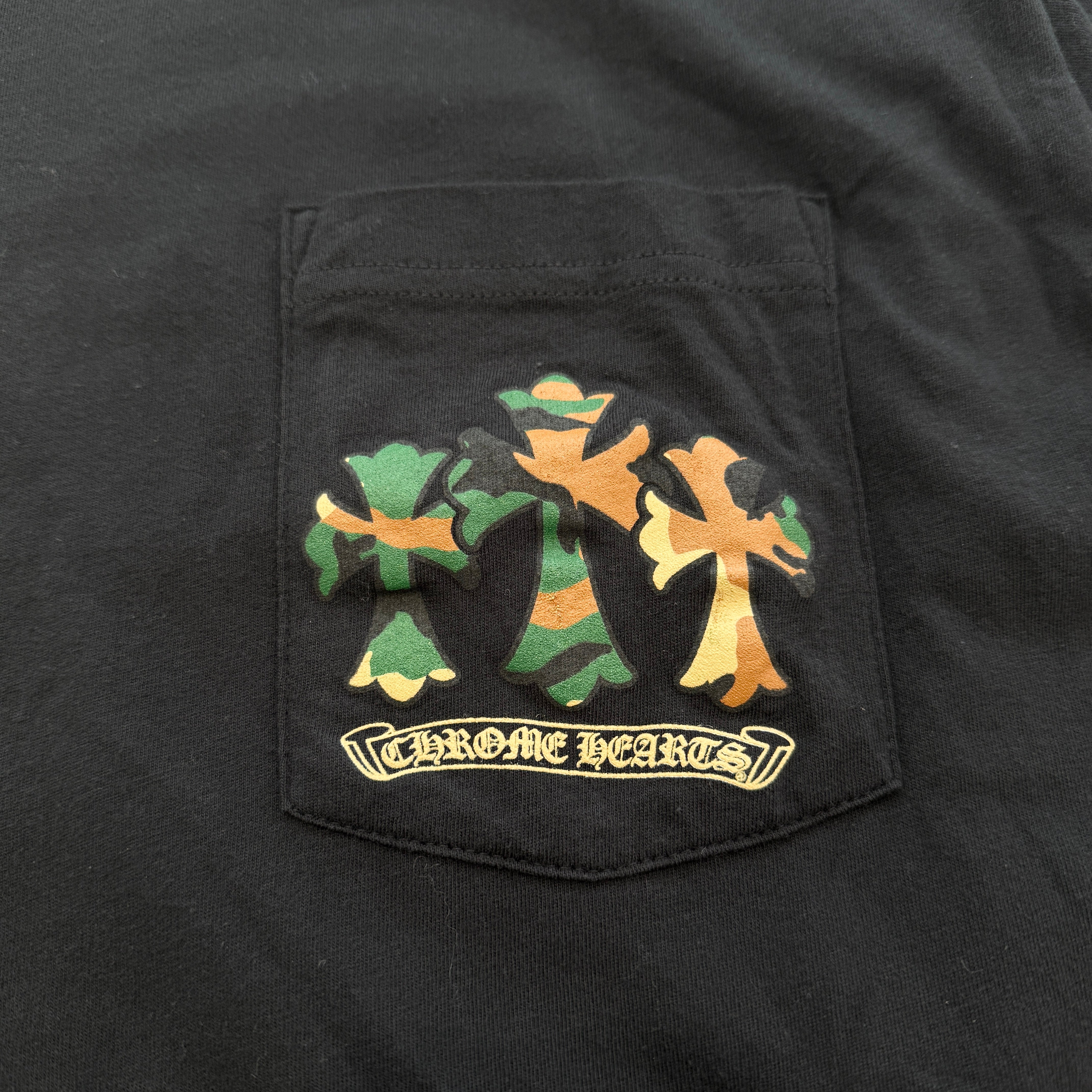 CHROME HEARTS Camo Horseshoe Long Sleeve Tee Size L クロムハ CHROME HEARTS Camo Horseshoe Long Sleeve Tee Size L クロムハ