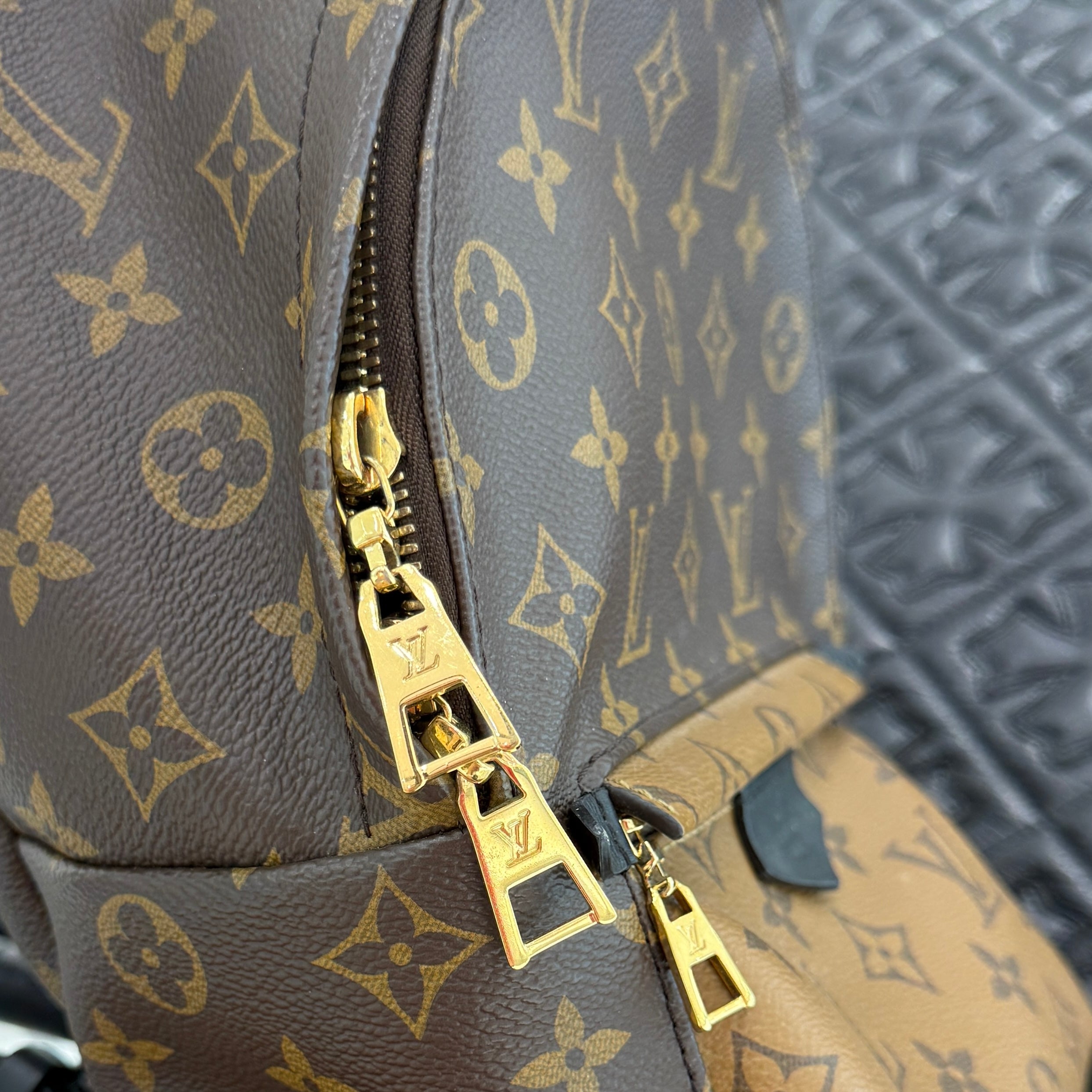 LOUIS VUITTON Monogram Reverse Palm Springs Backpack PM M44870