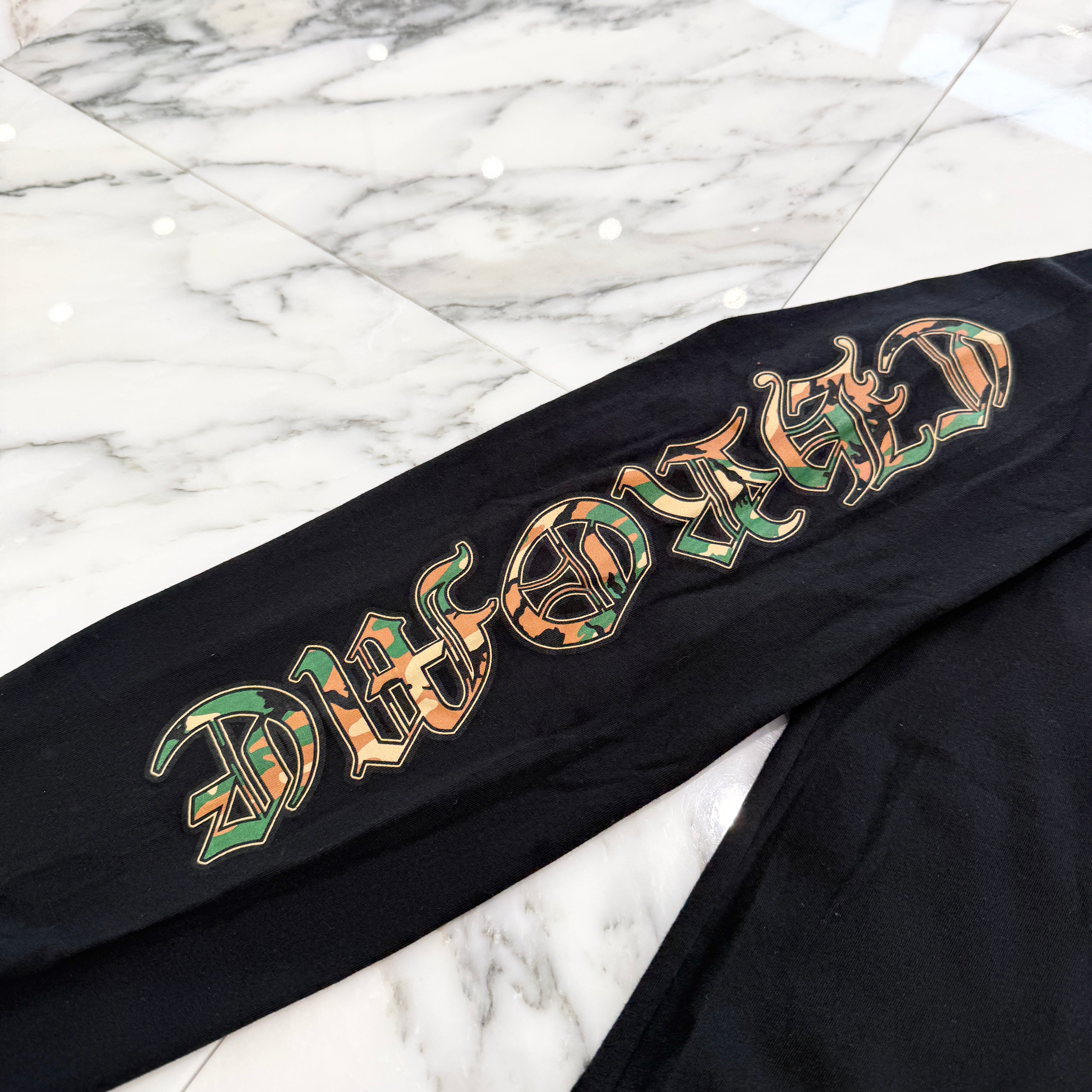 CHROME HEARTS Camo Horseshoe Long Sleeve Tee Size XL クロムハーツ カモ ホースシュー ロングスリーブTシャツ サイズXL