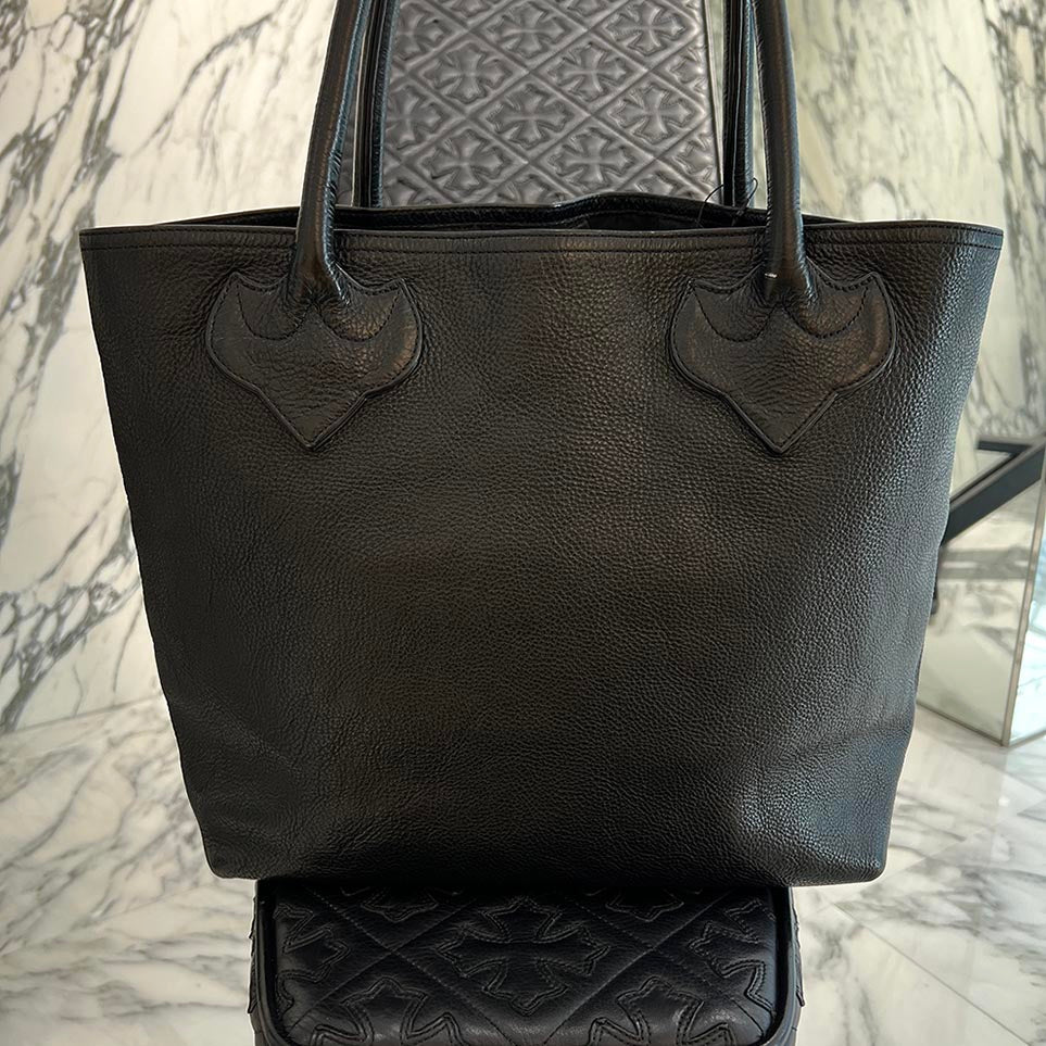 CHROME HEARTS 1 Cross Leather Patch FS Tote Bag クロムハーツ 1クロス レザーパッチ FS トートバッグ